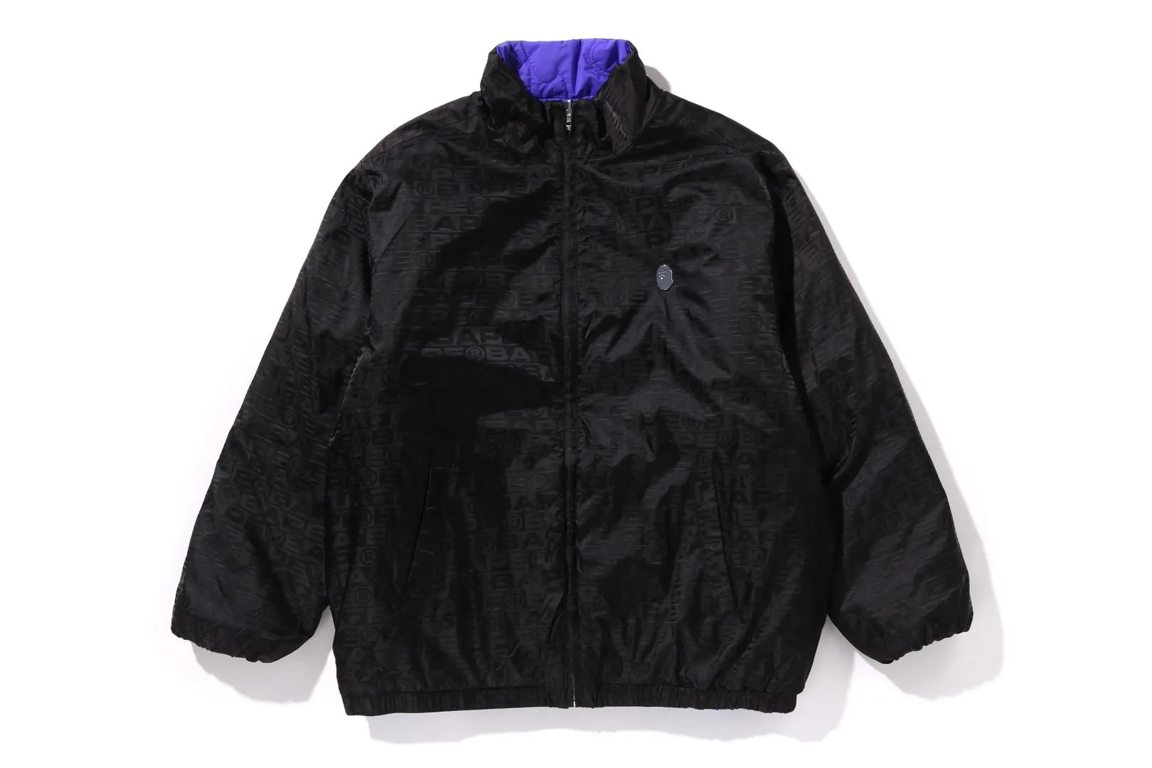 LUX SPORT PATTERN & LINE CAMO QUILTED REVERSIBLE JACKET sold by Bape