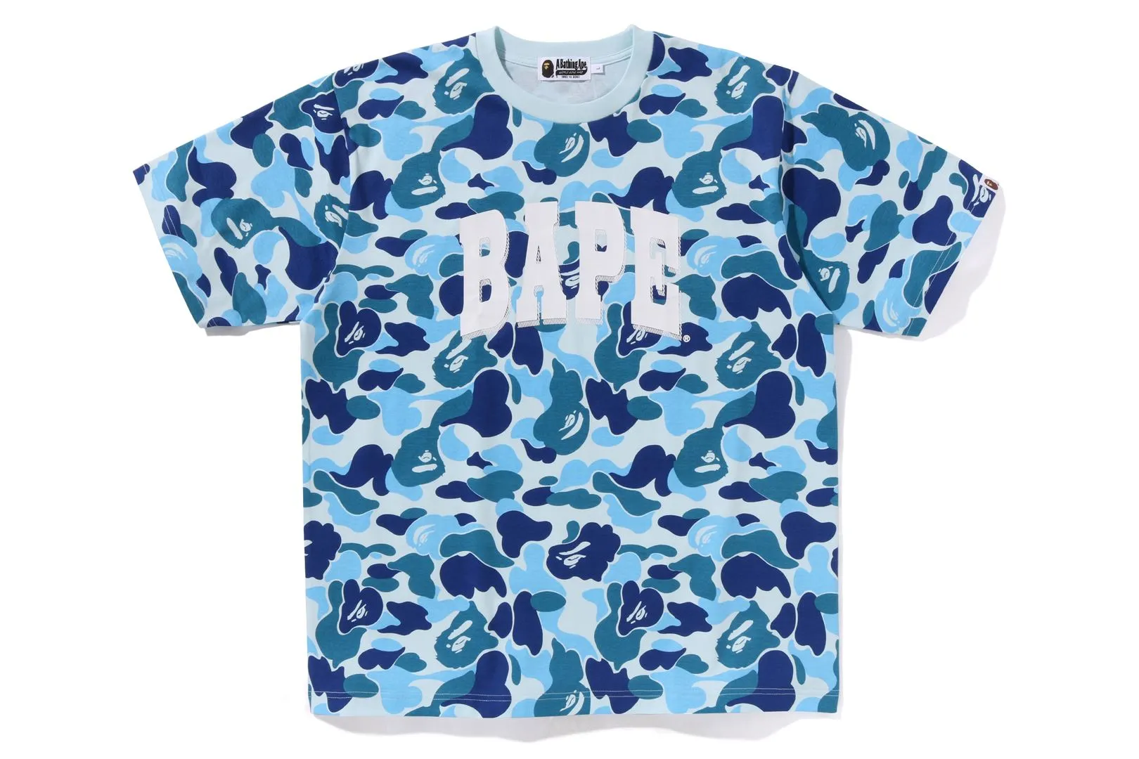 ABC CAMO RELAXED FIT BAPE LOGO TEE sold by Bape product image thumbnail 3