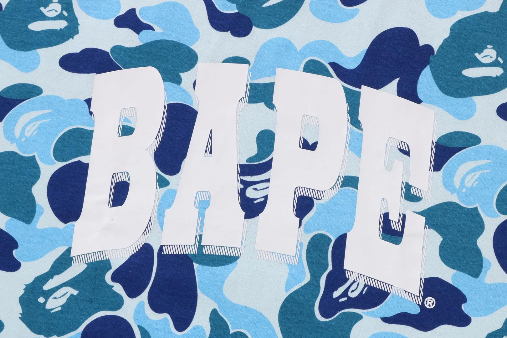 ABC CAMO RELAXED FIT BAPE LOGO TEE sold by Bape product image thumbnail 4