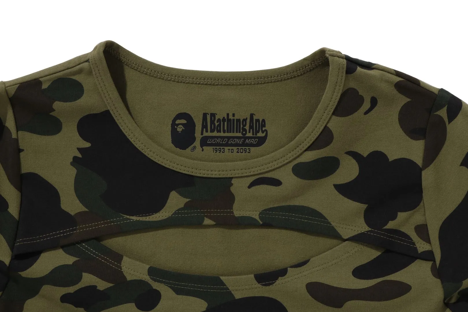 1ST CAMO CUT OUT TEE sold by Bape product image thumbnail 4