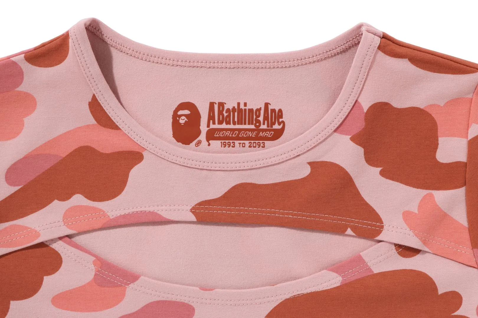 1ST CAMO CUT OUT TEE sold by Bape product image thumbnail 2