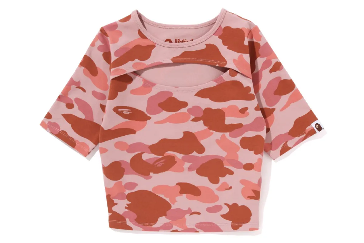 1ST CAMO CUT OUT TEE sold by Bape