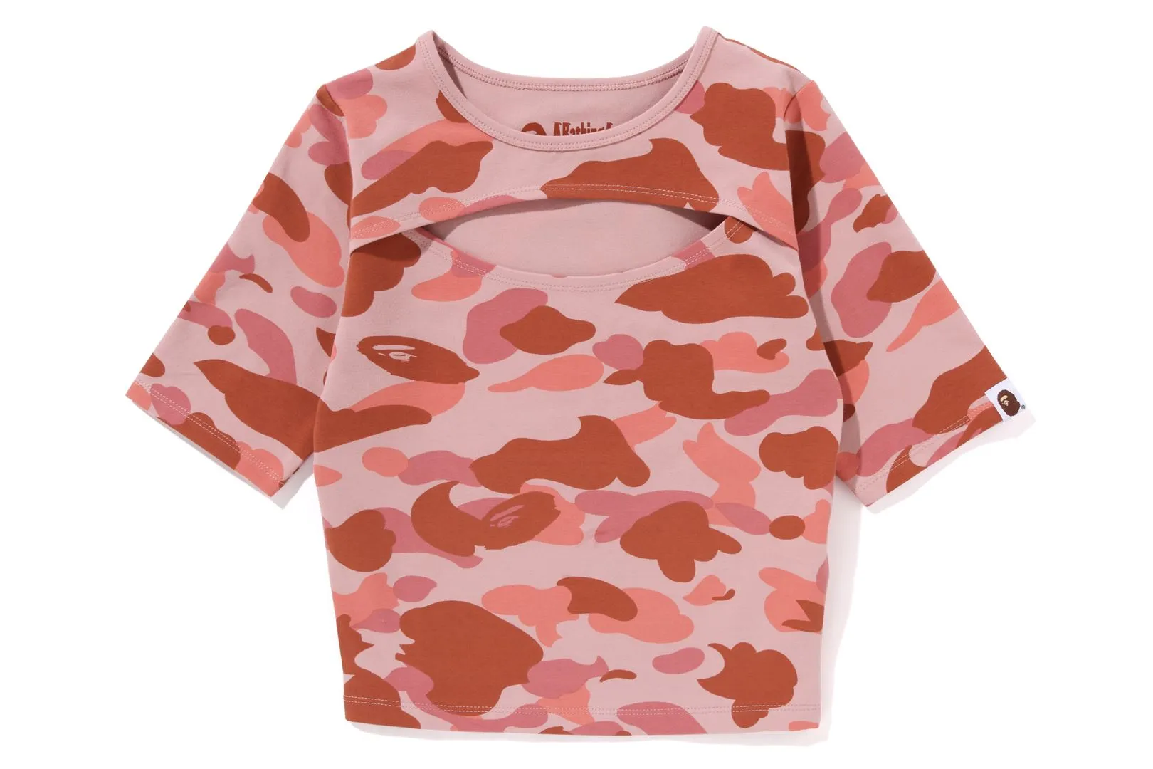 1ST CAMO CUT OUT TEE sold by Bape