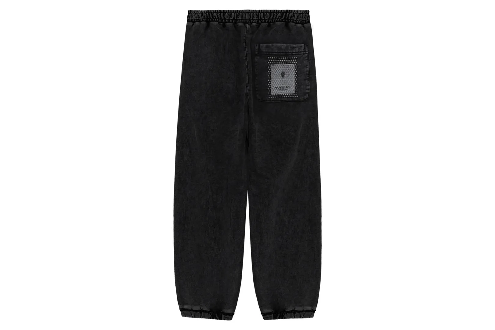 BAPE BLACK GARMENT DYED SWEAT PANTS sold by Bape product image thumbnail 2