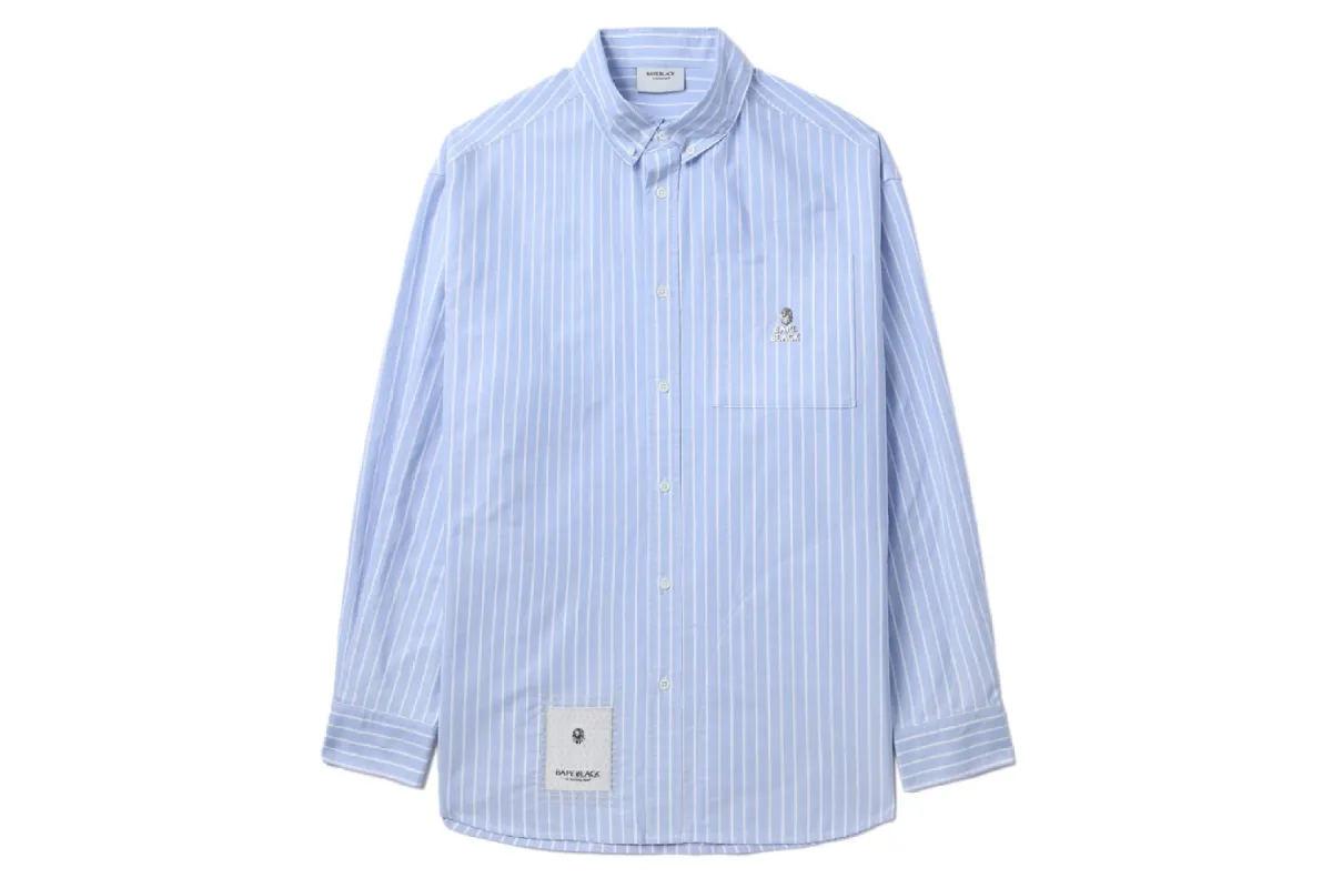 BAPE BLACK BUTTON DOWN SHIRT sold by Bape