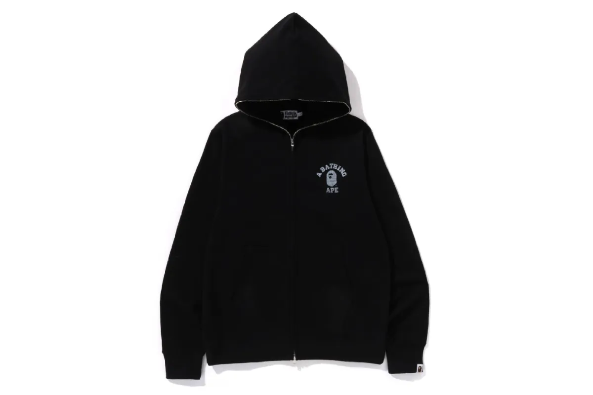 OVER PRINT FULL ZIP HOODIE sold by Bape
