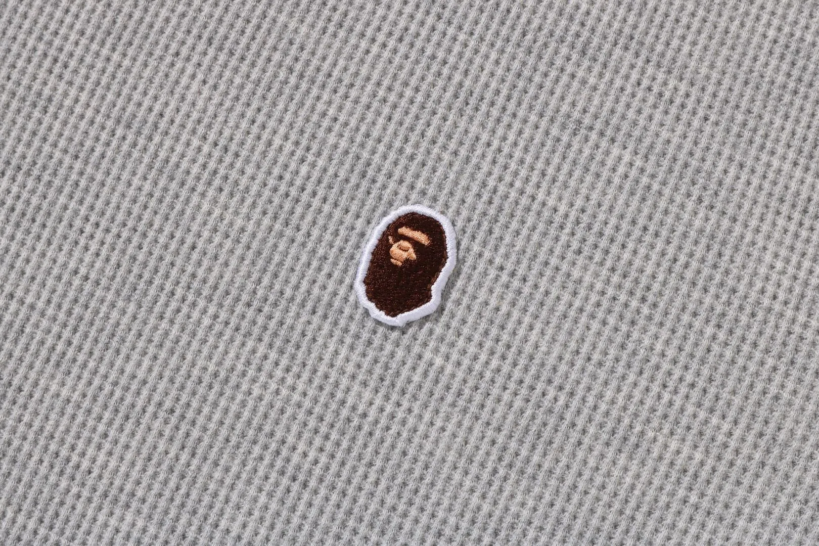 ONE POINT WAFFLE LS TEE sold by Bape product image thumbnail 3