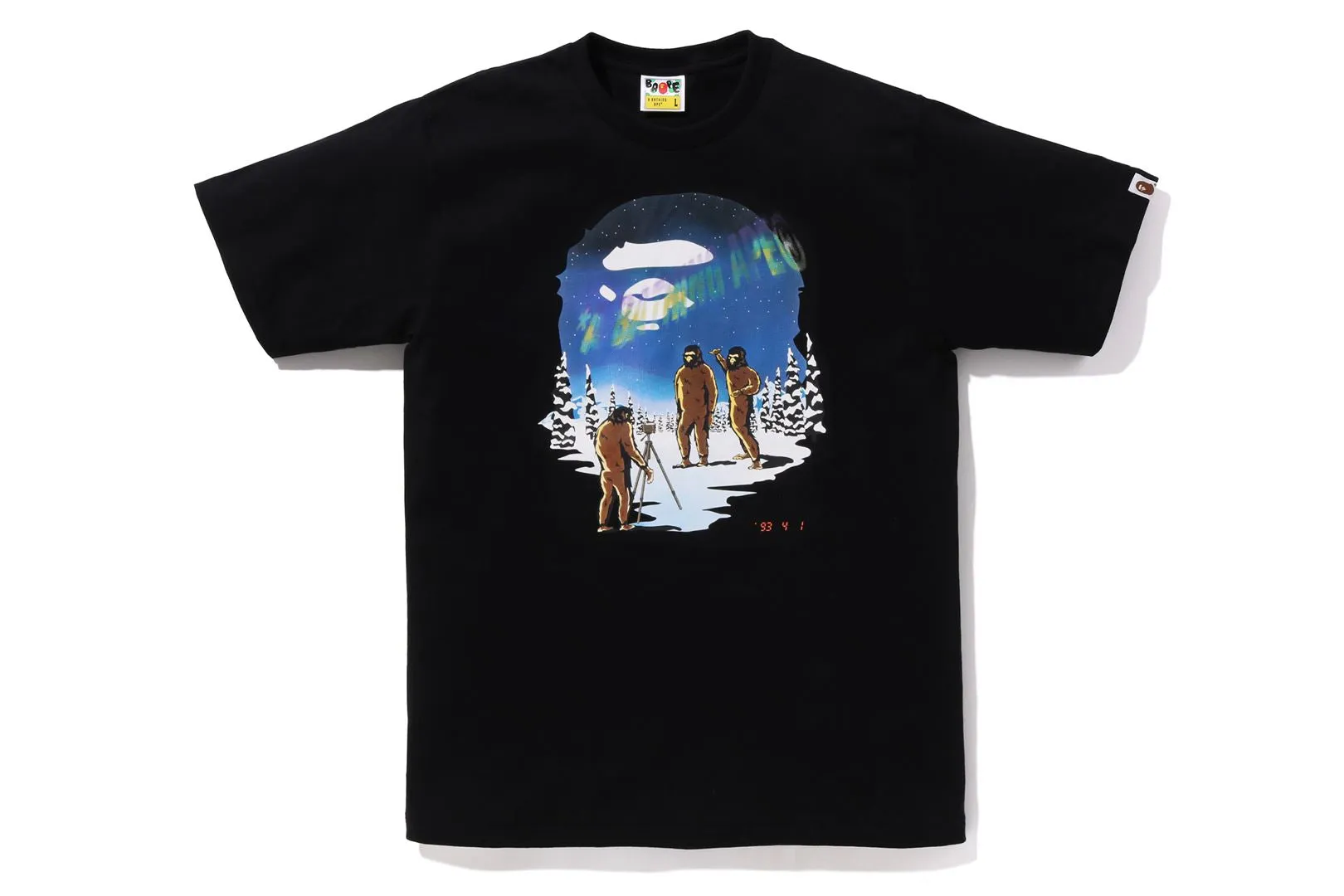AURORA APE HEAD TEE sold by Bape product image thumbnail 3
