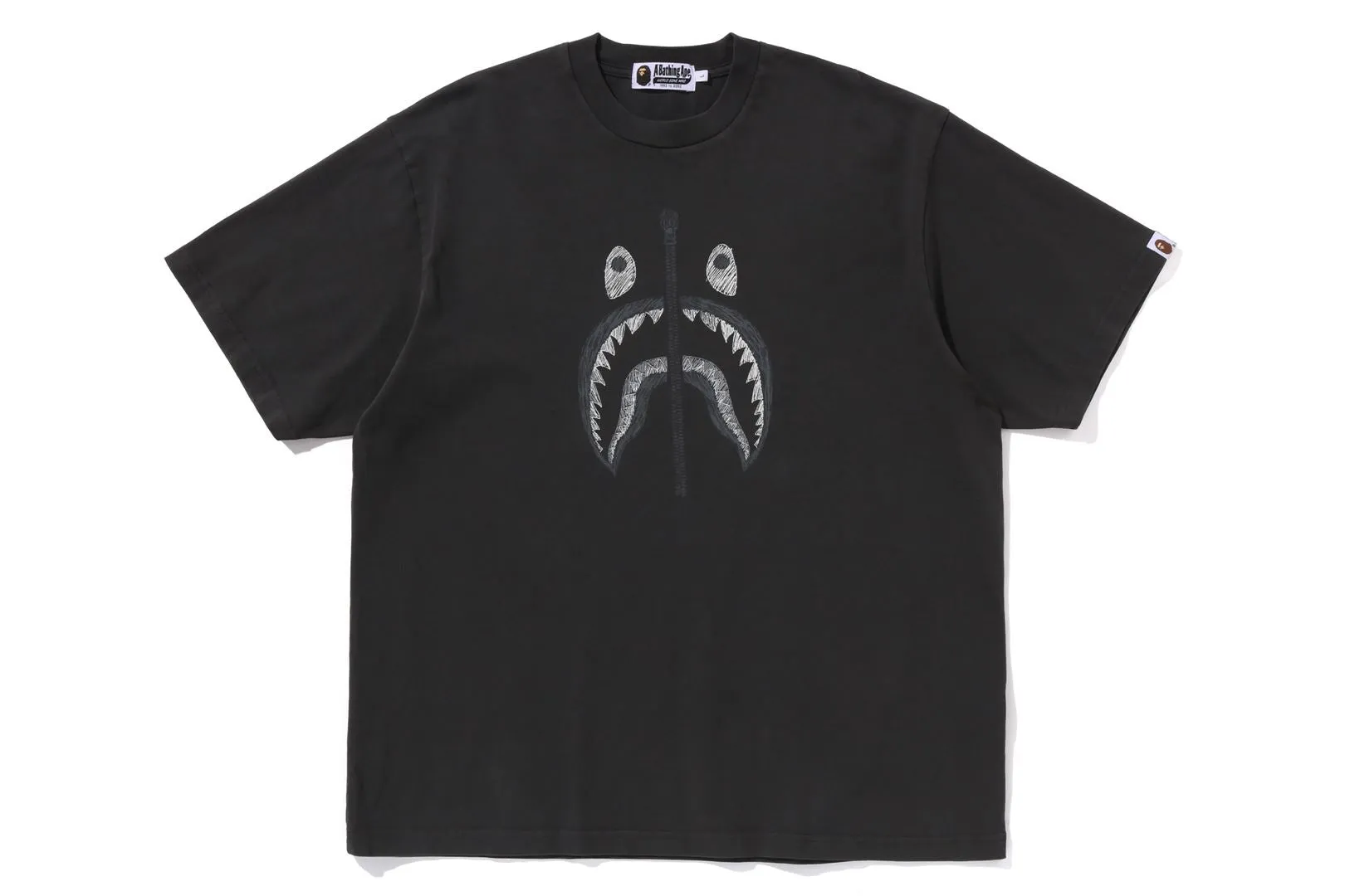 GARMENT DYE SHARK RELAXED FIT TEE sold by Bape product image thumbnail 5