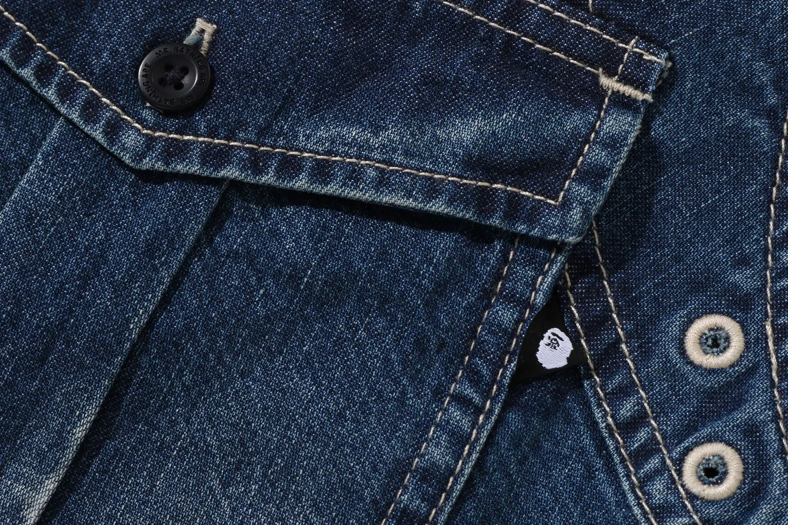 DENIM LS SHIRT sold by Bape product image thumbnail 4