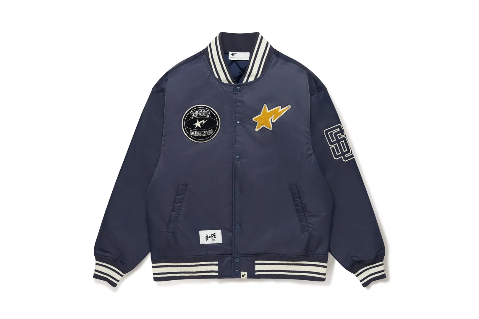 【 BAPE X STADIUM GOODS 】VARSITY JACKET sold by Bape