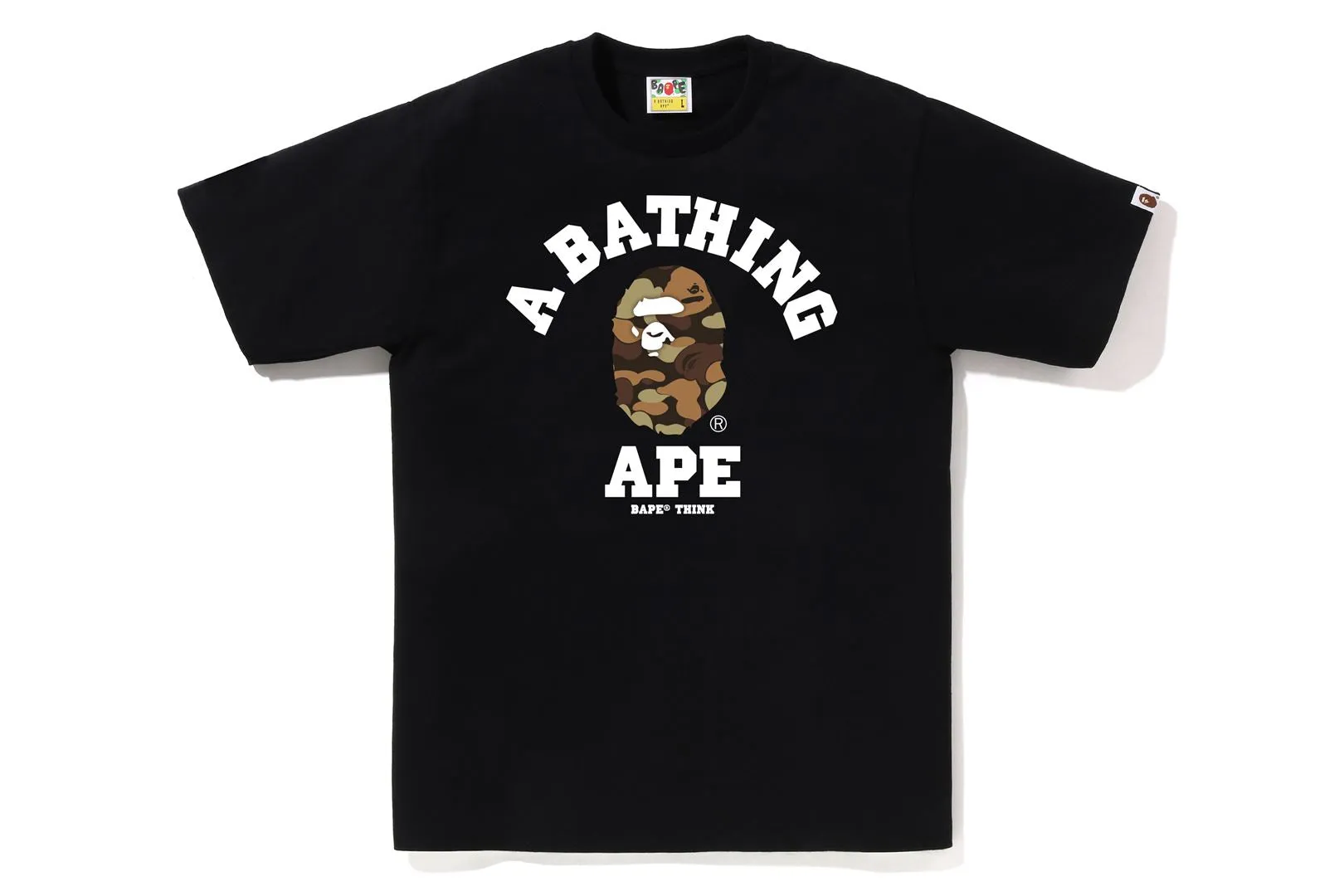 BAPE THINK CAMO COLLEGE TEE sold by Bape product image thumbnail 3
