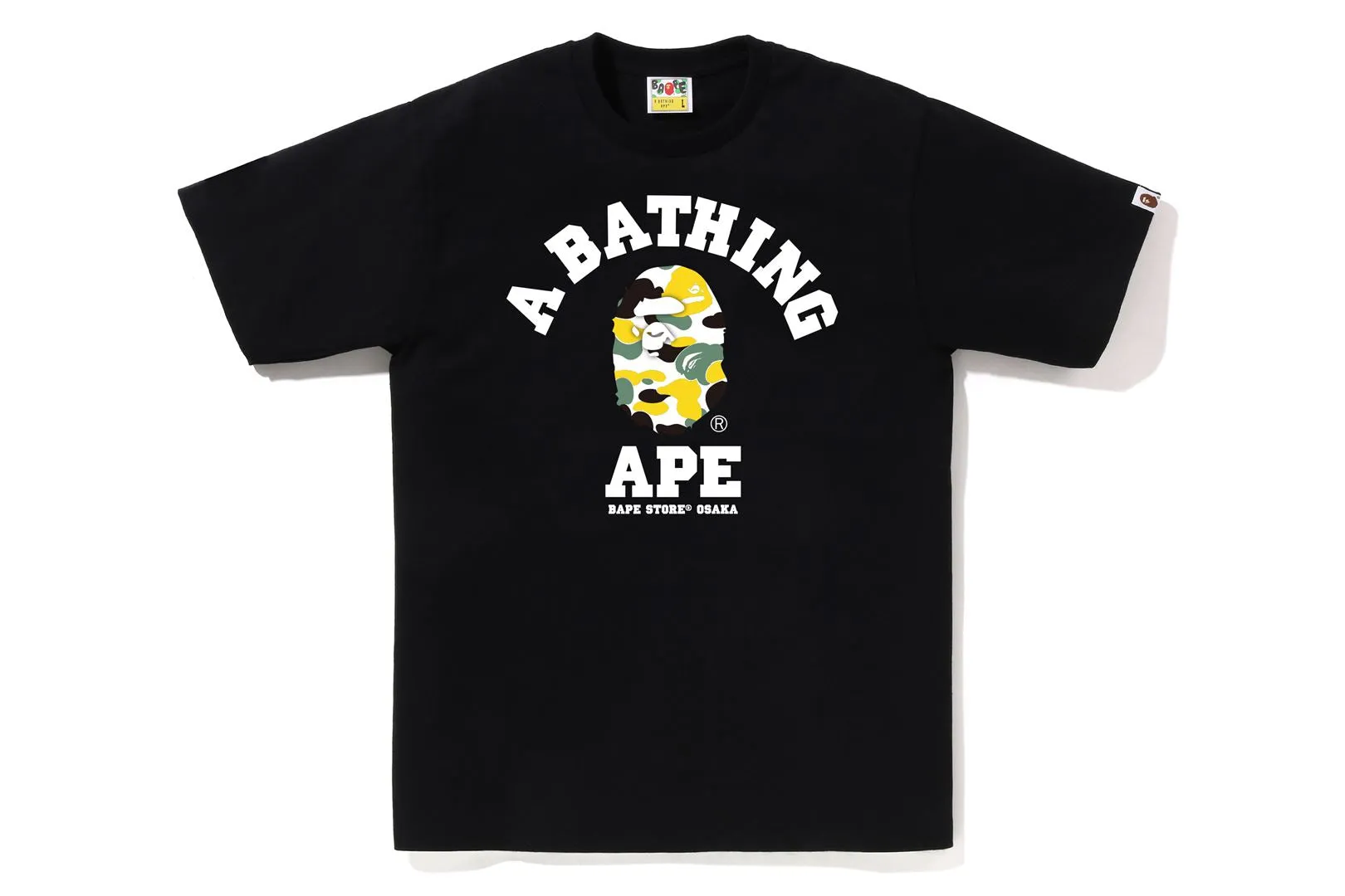 BAPE STORE OSAKA CAMO COLLEGE TEE sold by Bape product image thumbnail 3