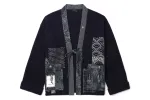 BAPE BLACK PATCHWORK KIMONO JACKET sold by Bape