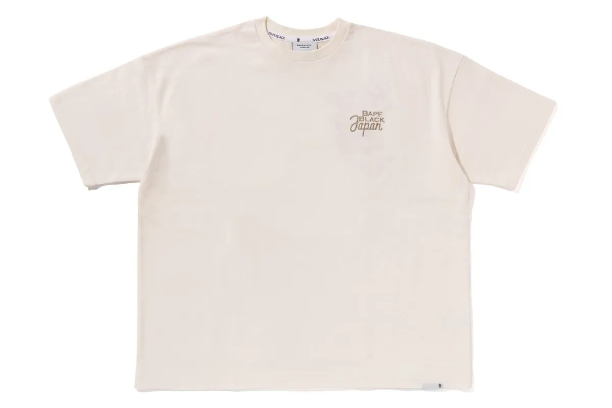BAPE BLACK EMBROIDERY TEE sold by Bape