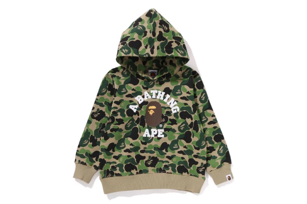 ABC CAMO COLLEGE PULLOVER HOODIE sold by Bape