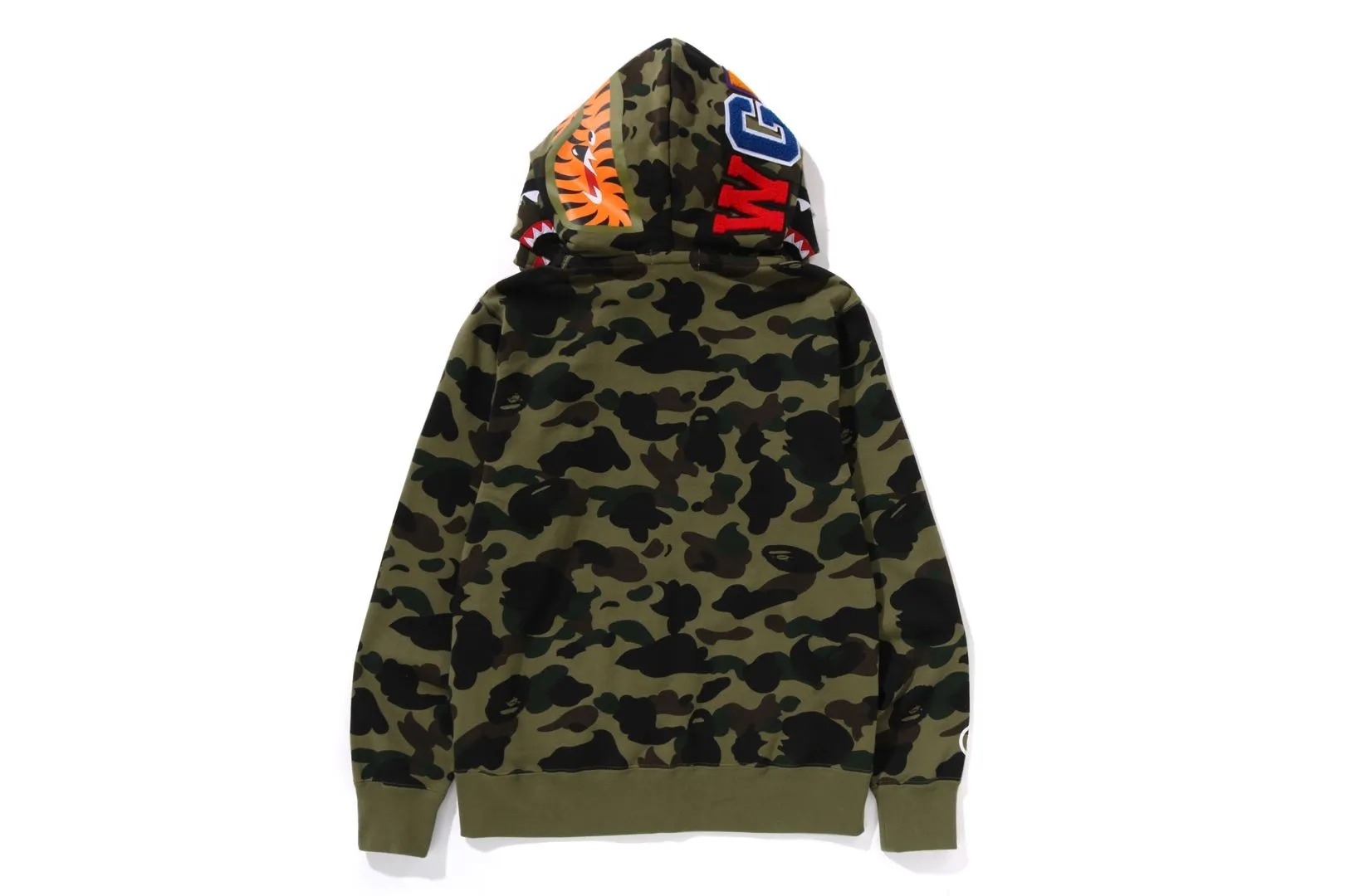 1ST CAMO SHARK FULL ZIP DOUBLE HOODIE sold by Bape product image thumbnail 4