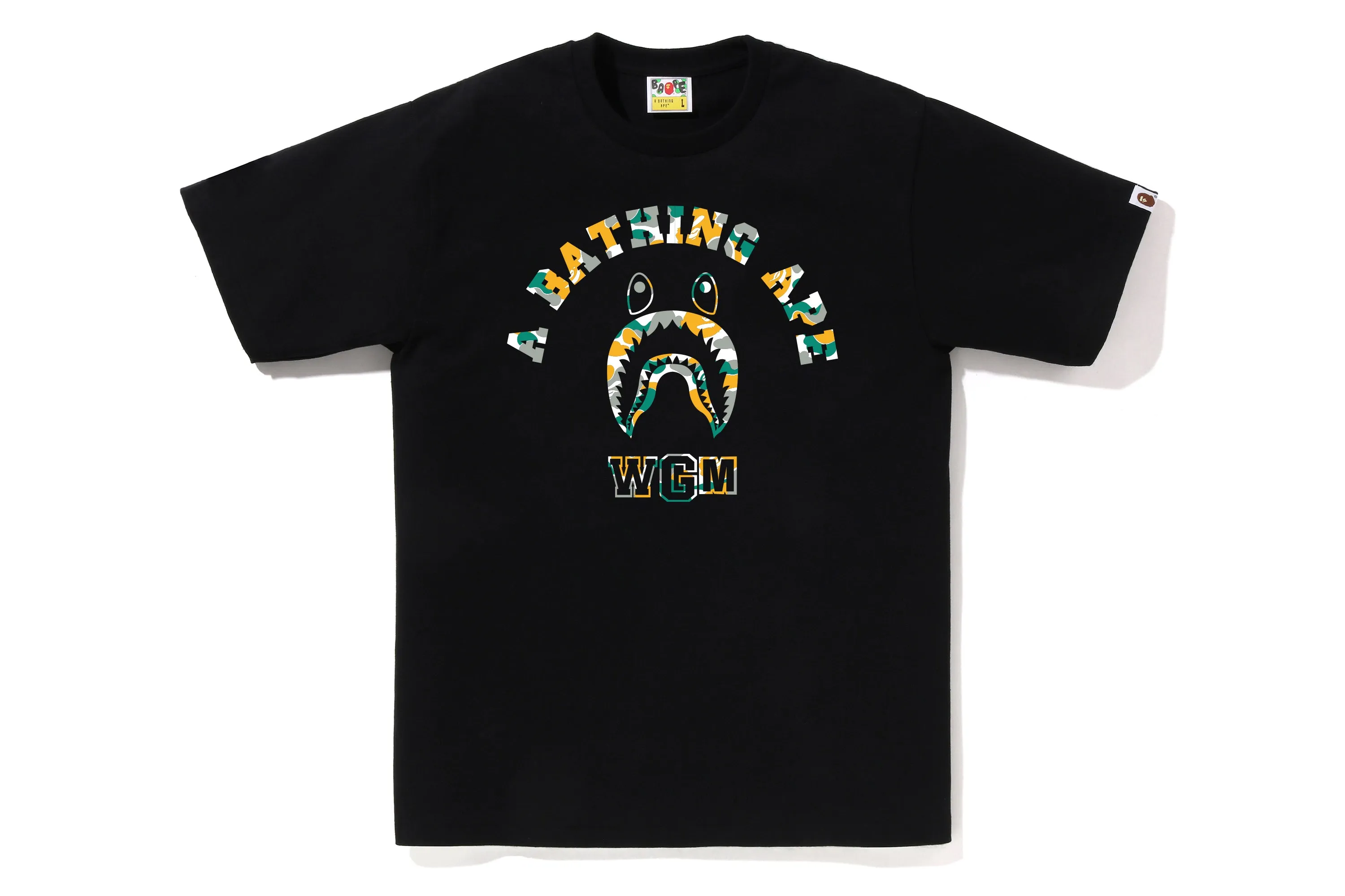 BAPE STORE WUXI SHARK COLLEGE TEE sold by Bape
