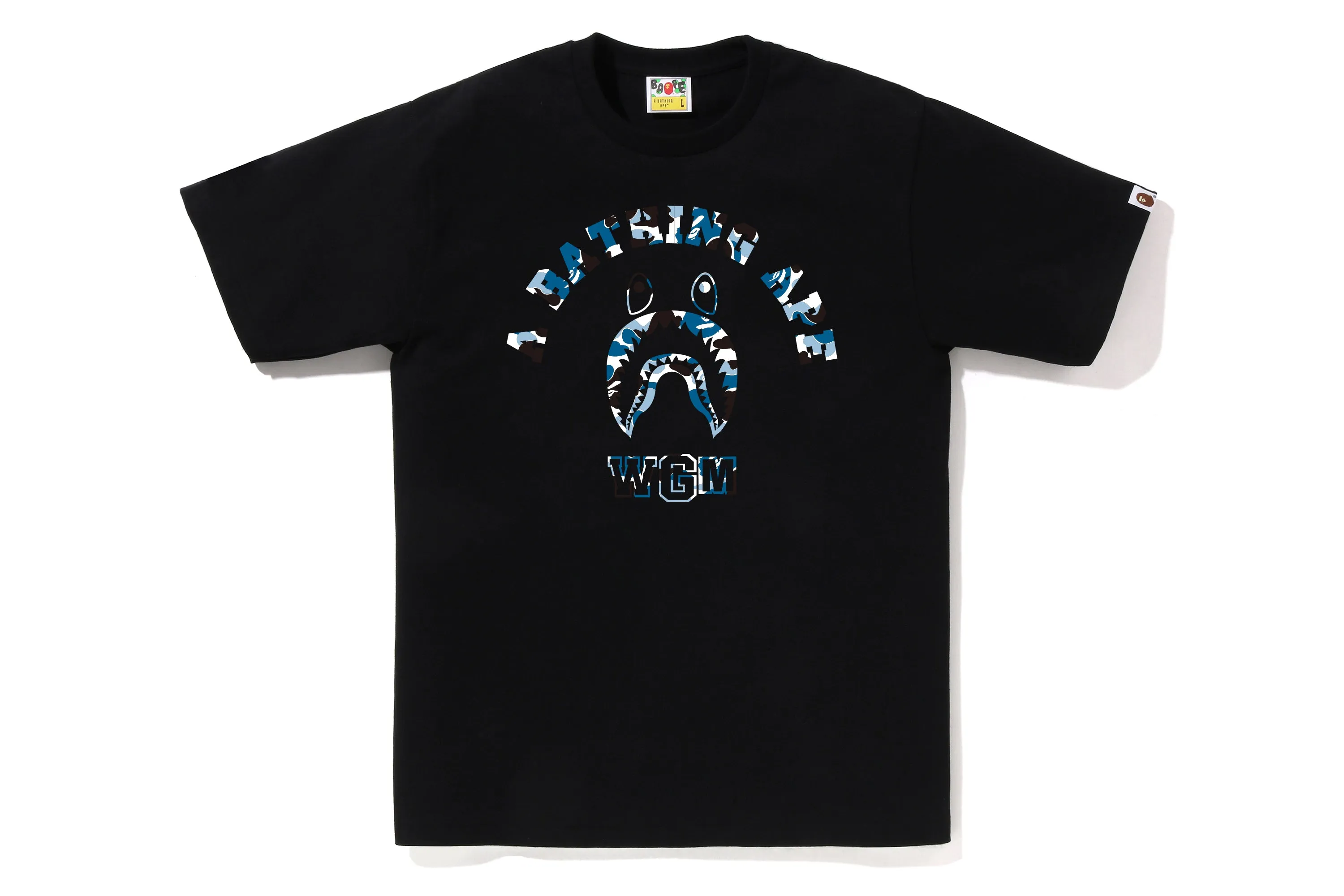 BAPE STORE SHENYANG SHARK COLLEGE TEE sold by Bape