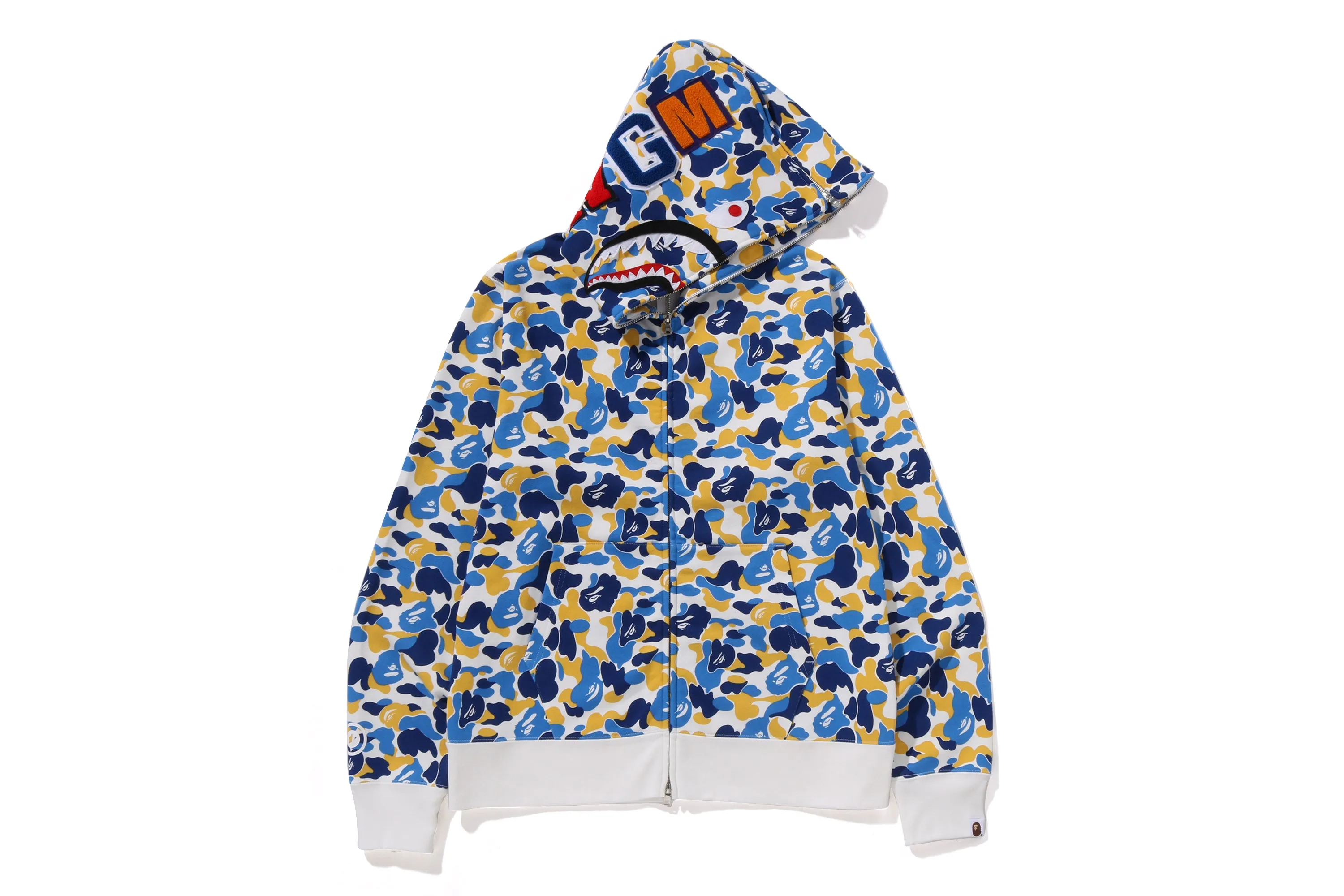 BAPE STORE SHANGHAI SEPARATE SHARK FULL ZIP HOODIE sold by Bape
