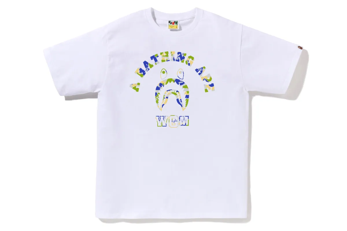 BAPE STORE NEW JERSEY SHARK COLLEGE TEE sold by Bape