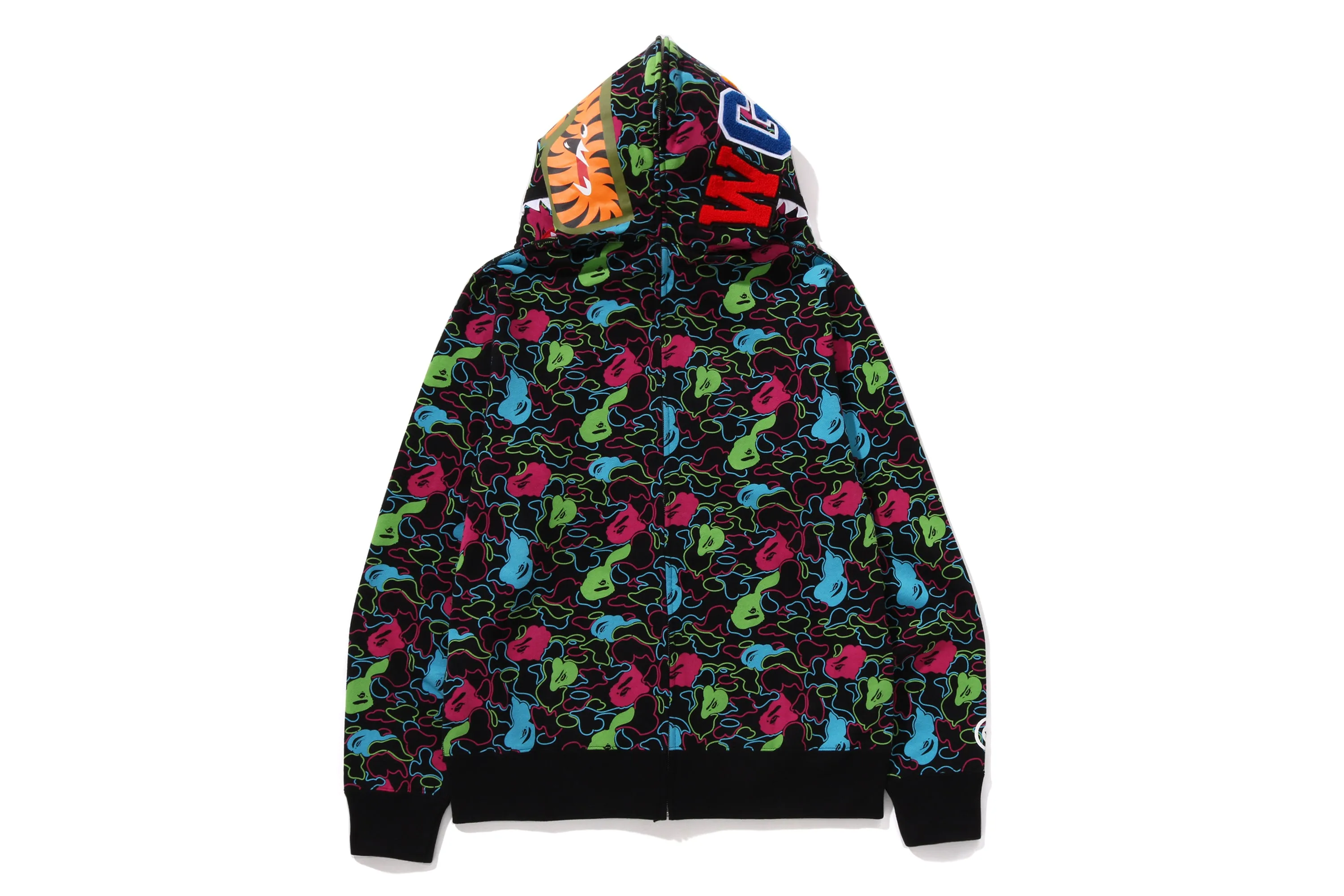 BAPE STORE LAS VEGAS SEPARATE SHARK FULL ZIP HOODIE sold by Bape product image thumbnail 3