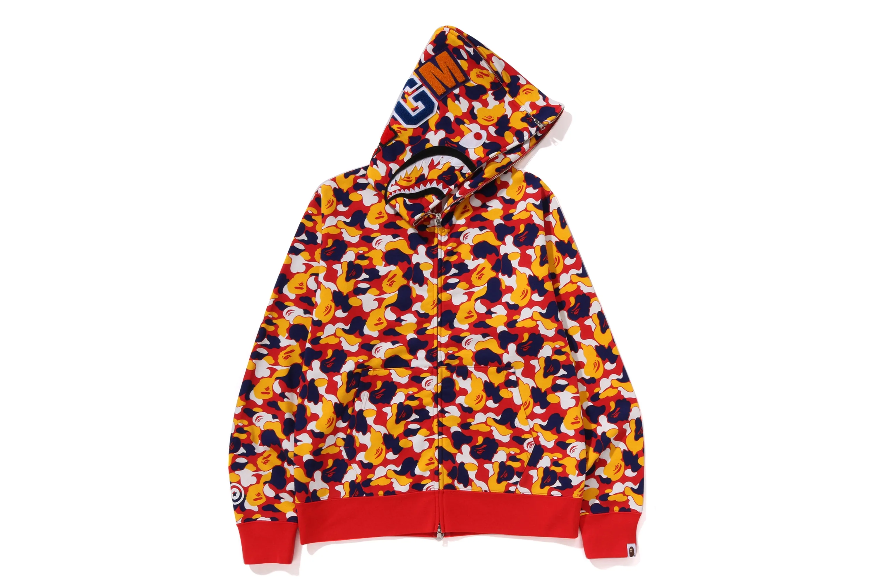 BAPE STORE KUALA LUMPUR SEPARATE SHARK FULL ZIP HOODIE sold by Bape