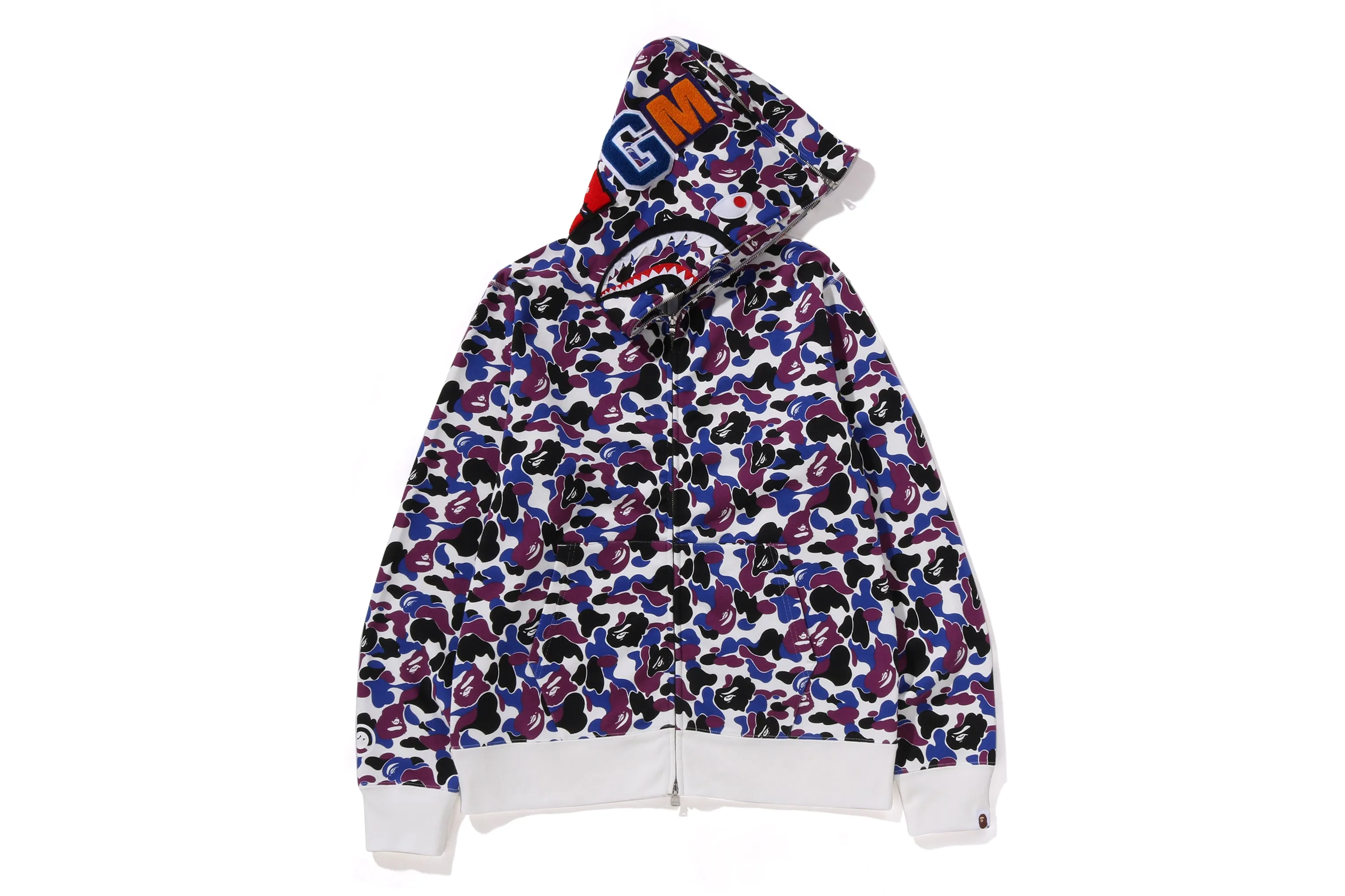 BAPE STORE HONG KONG SEPARATE SHARK FULL ZIP HOODIE sold by Bape