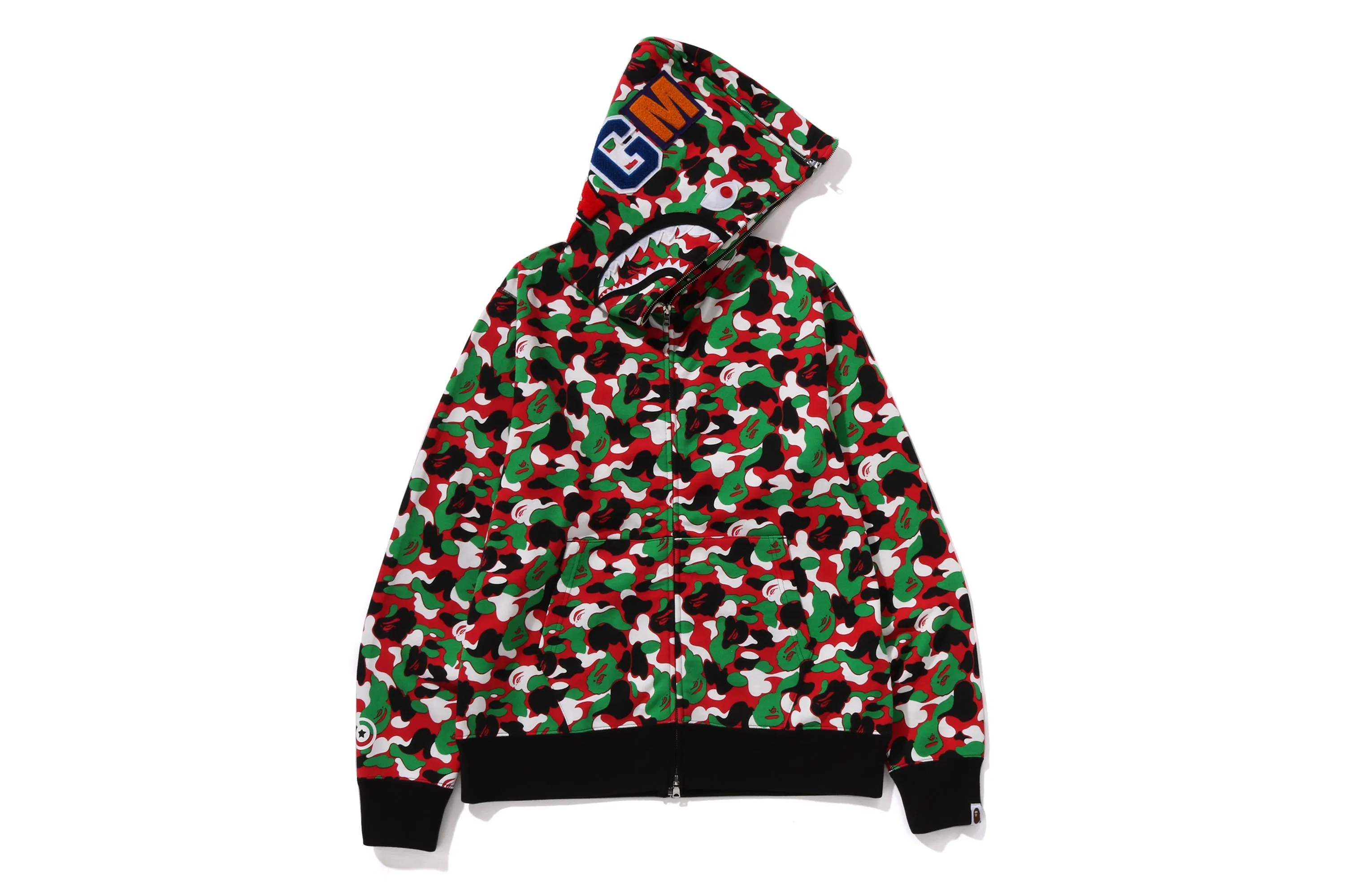 BAPE STORE DUBAI SEPARATE SHARK FULL ZIP HOODIE sold by Bape