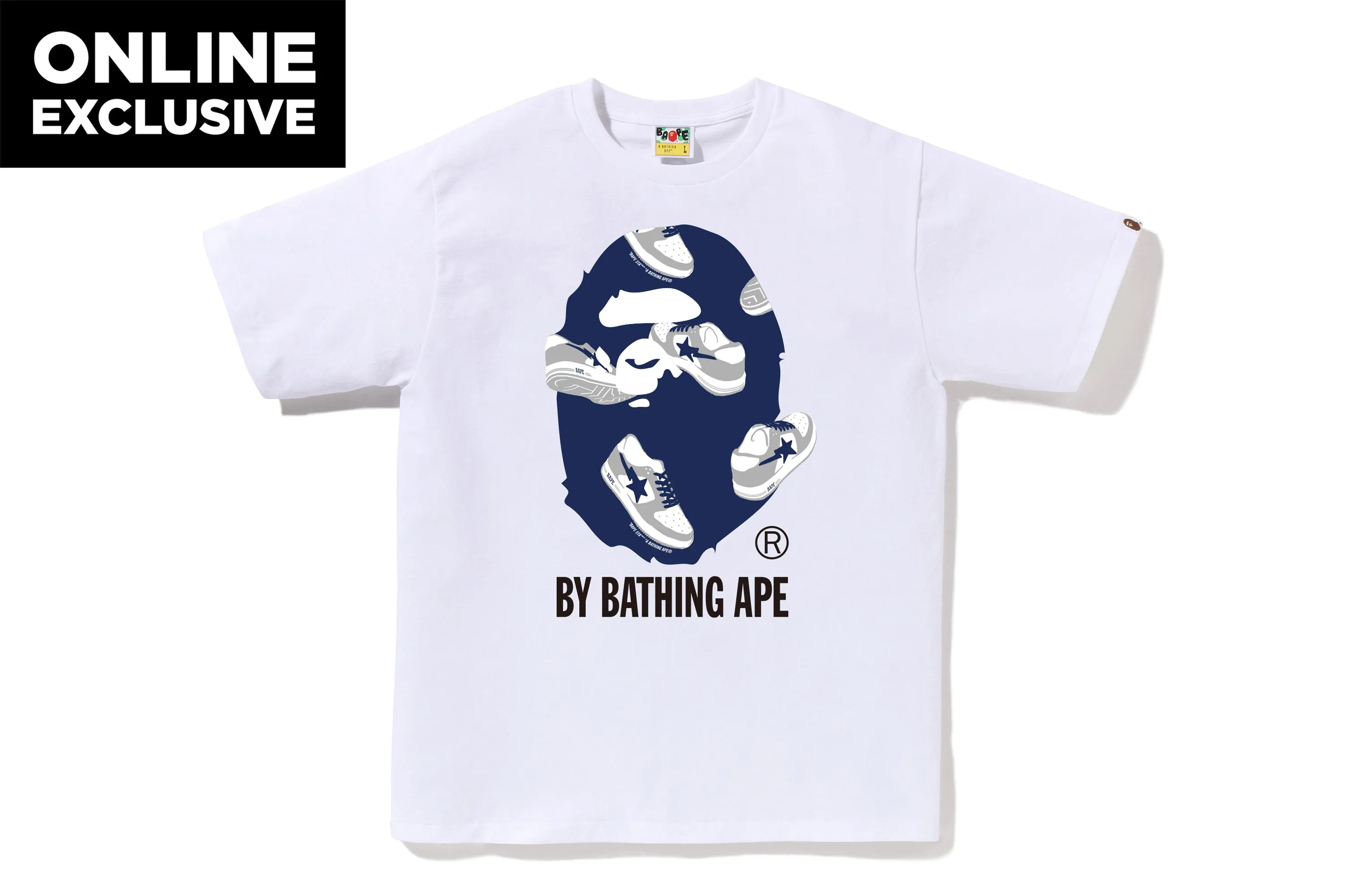 RANDOM BAPE STA BY BATHING APE TEE BAPEC sold by Bape