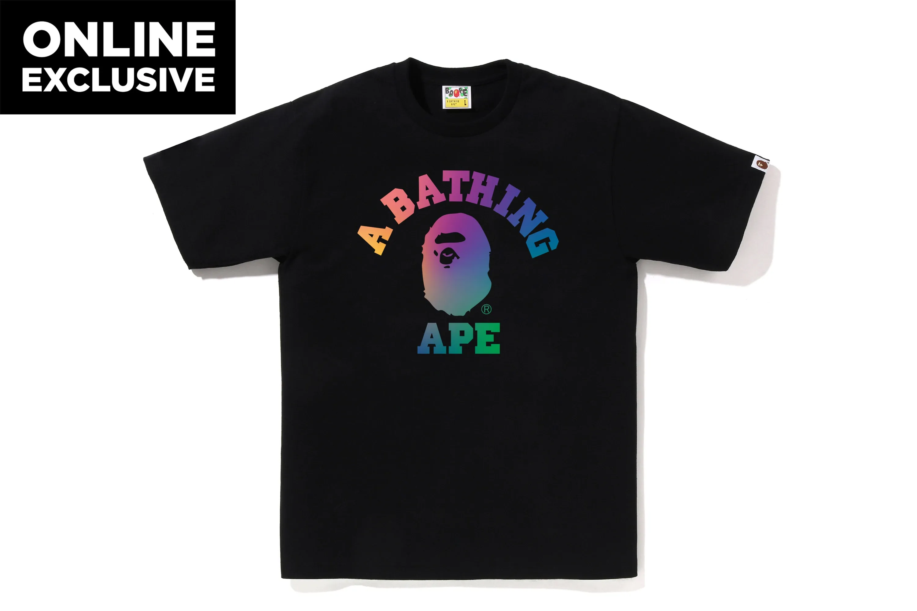 COLLEGE GRADATION TEE BAPEC sold by Bape product image thumbnail 3