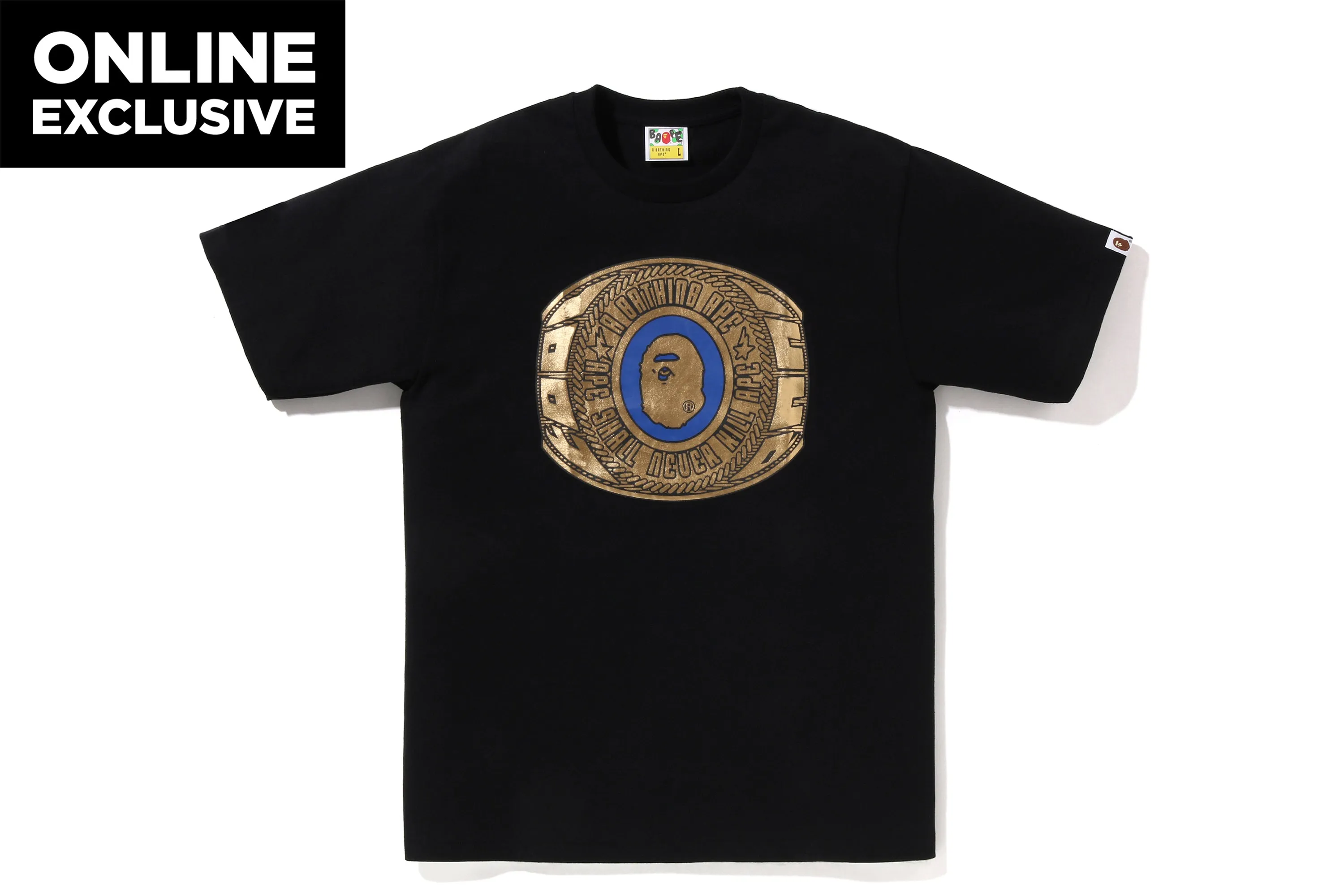 FOIL COLLEGE RING TEE BAPEC sold by Bape