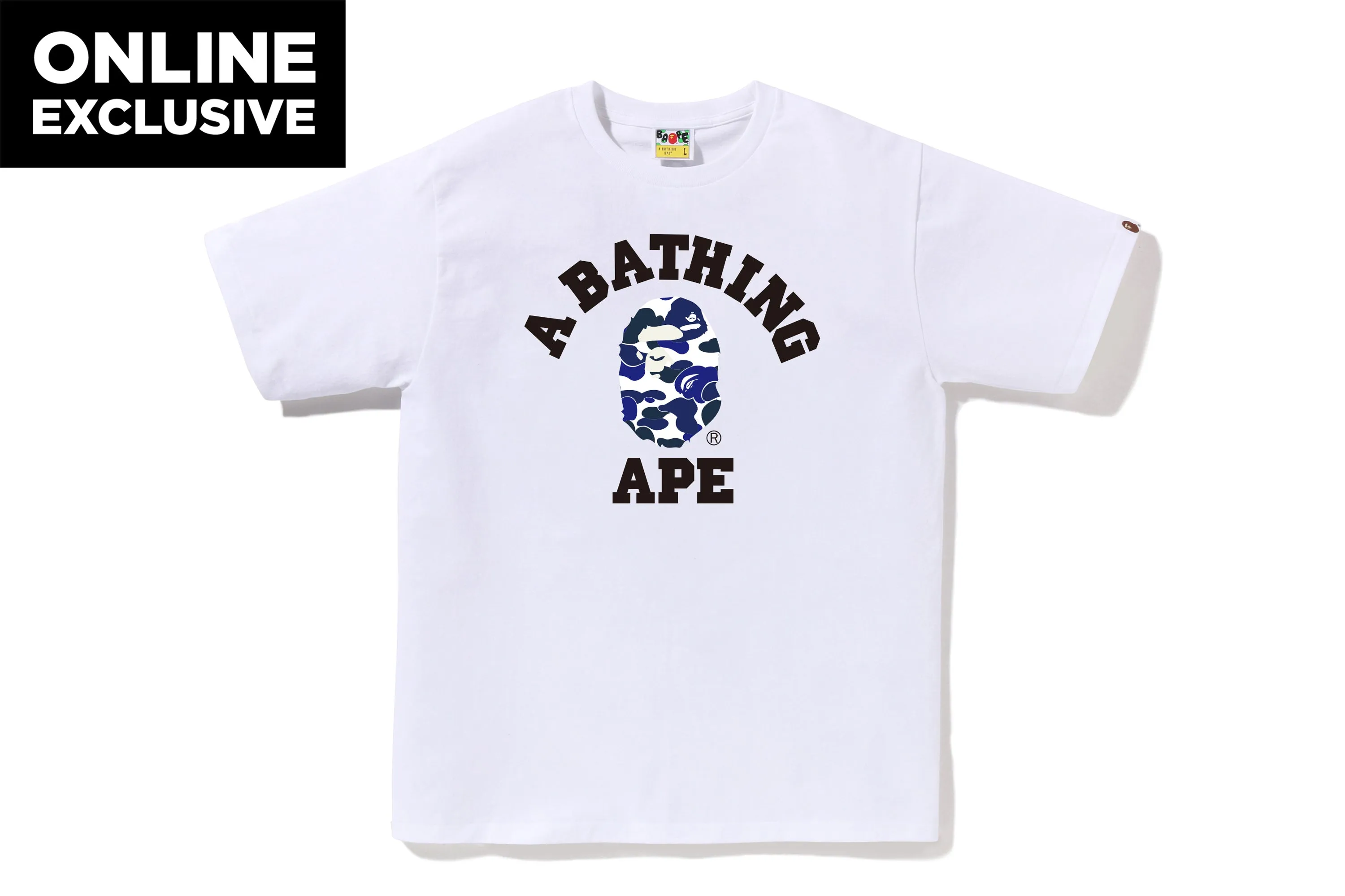 BAPE.COM COLLEGE TEE BAPEC sold by Bape