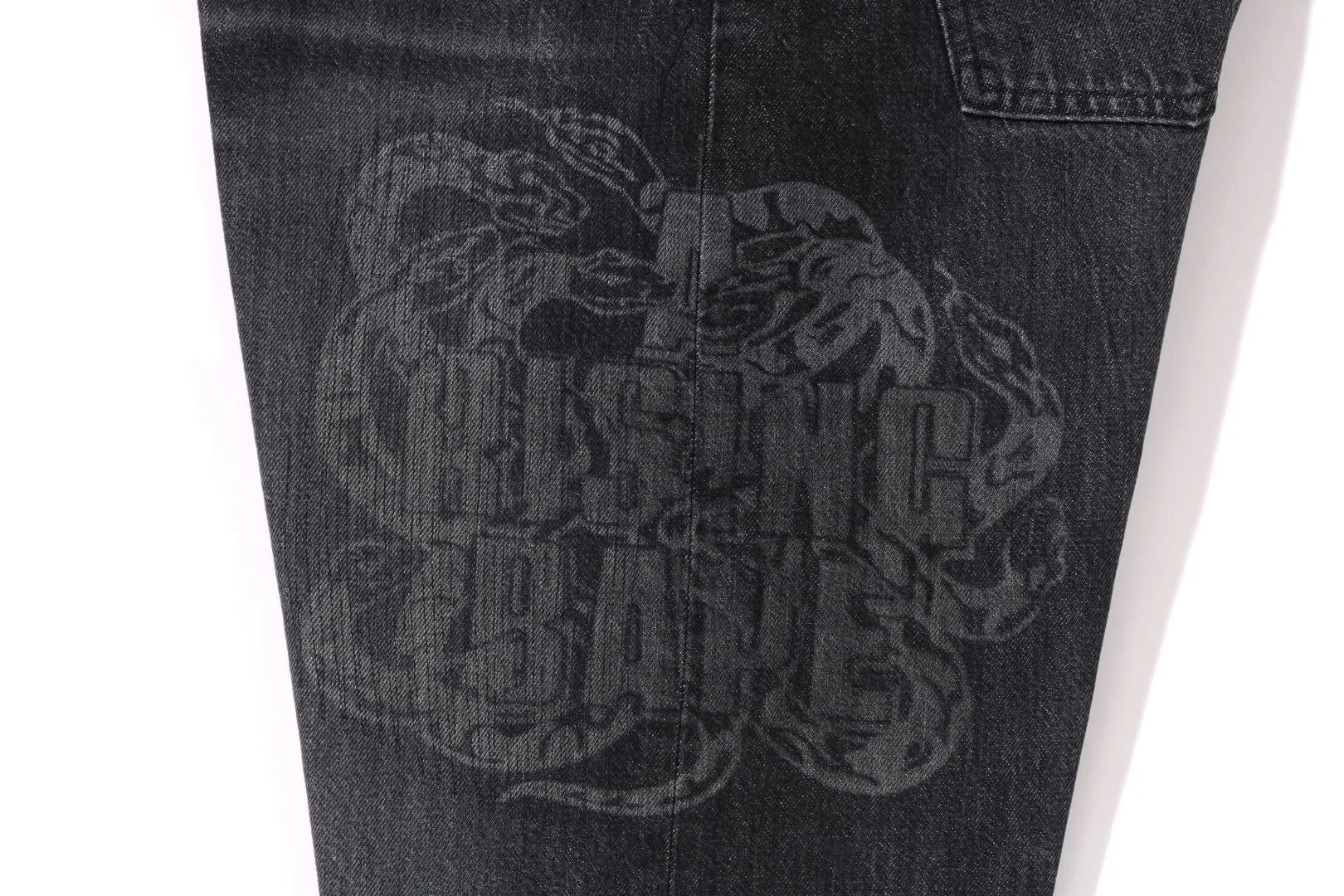 YEAR OF SNAKE RELAXED FIT DENIM PANTS sold by Bape product image thumbnail 3