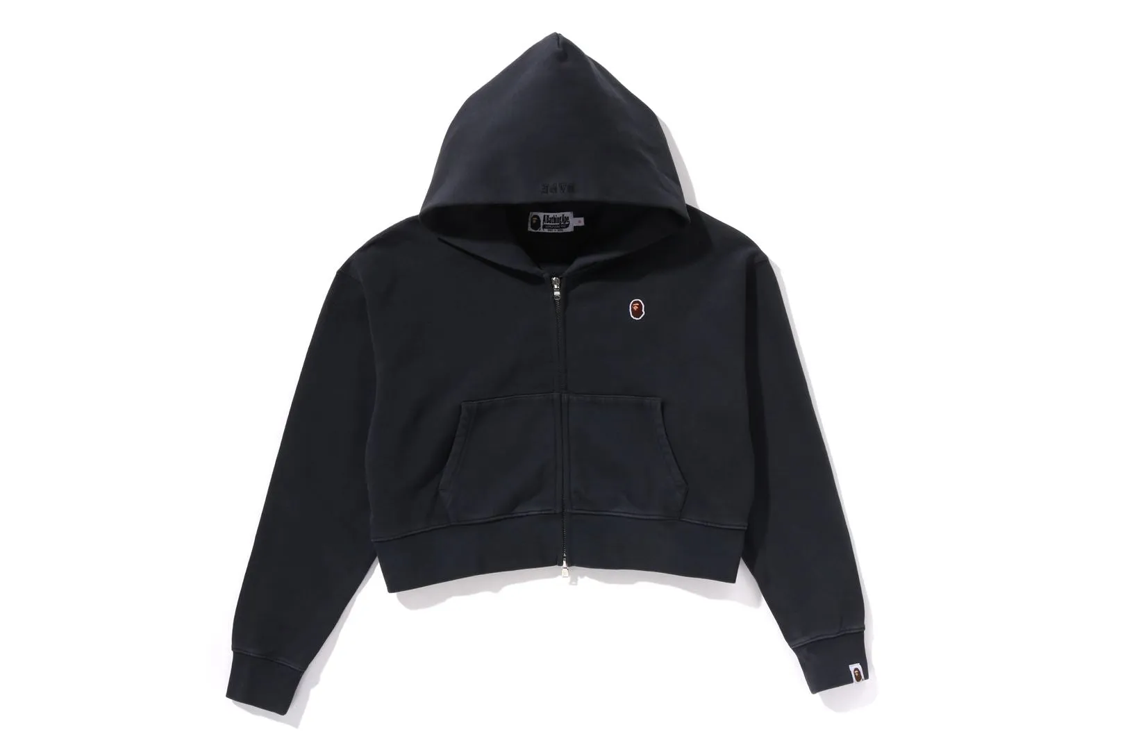 PIGMENT DYED ONE POINT CROPPED ZIP HOODIE sold by Bape product image thumbnail 5
