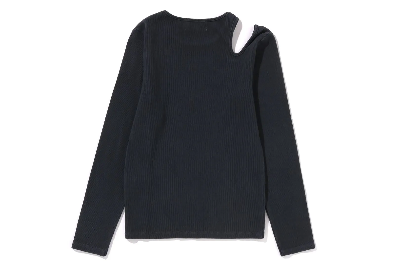 PIGMENT DYED CUT OUT RIB L/S TEE sold by Bape product image thumbnail 2