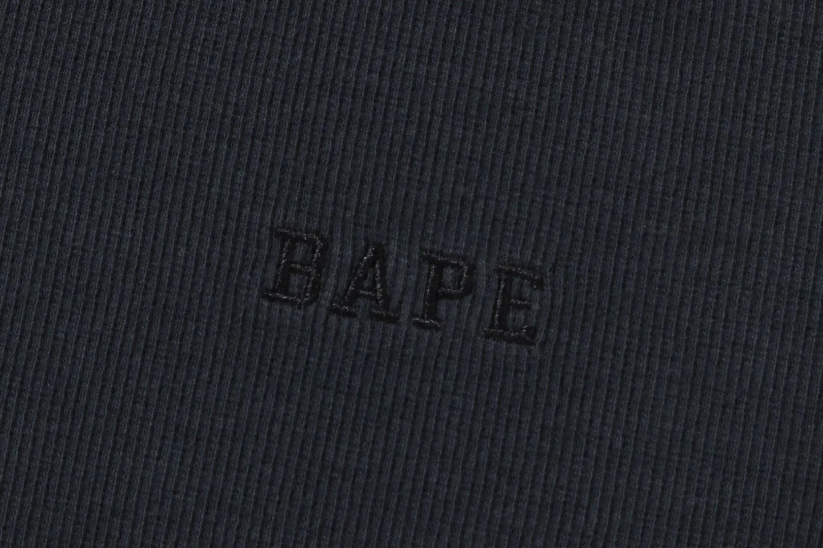 PIGMENT DYED CUT OUT RIB L/S TEE sold by Bape product image thumbnail 3
