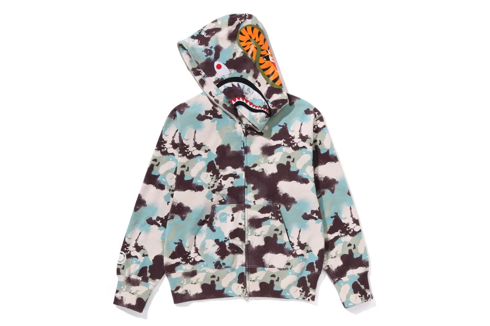 MAP CAMO SHARK FULL ZIP HOODIE sold by Bape product image thumbnail 2