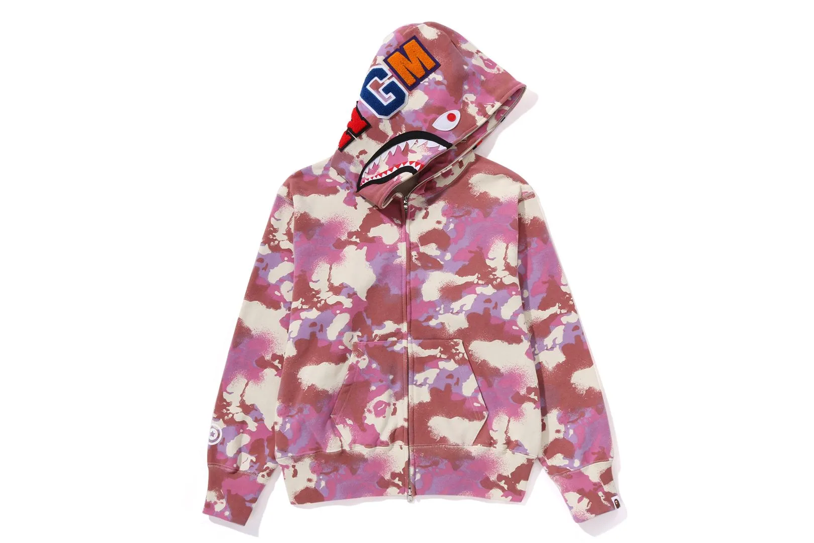 MAP CAMO SHARK FULL ZIP HOODIE sold by Bape product image thumbnail 4