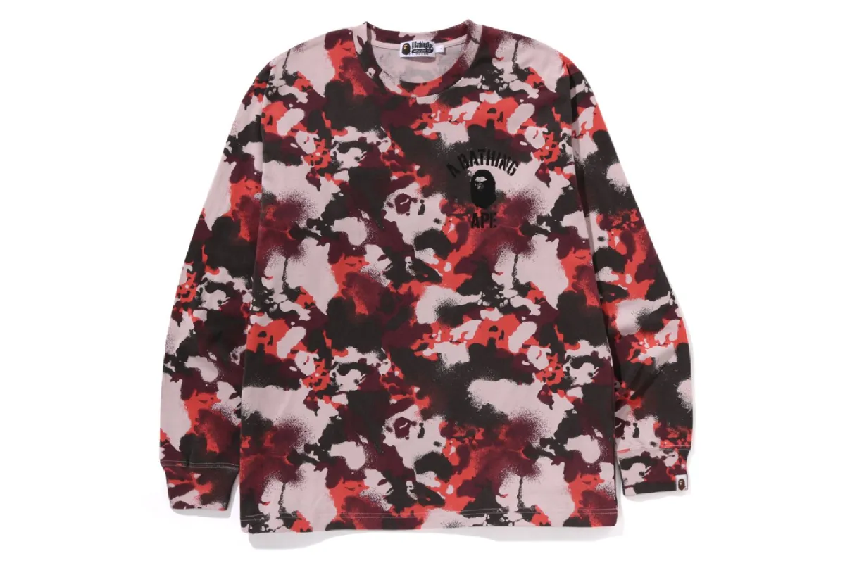 MAP CAMO RELAXED FIT LS TEE sold by Bape