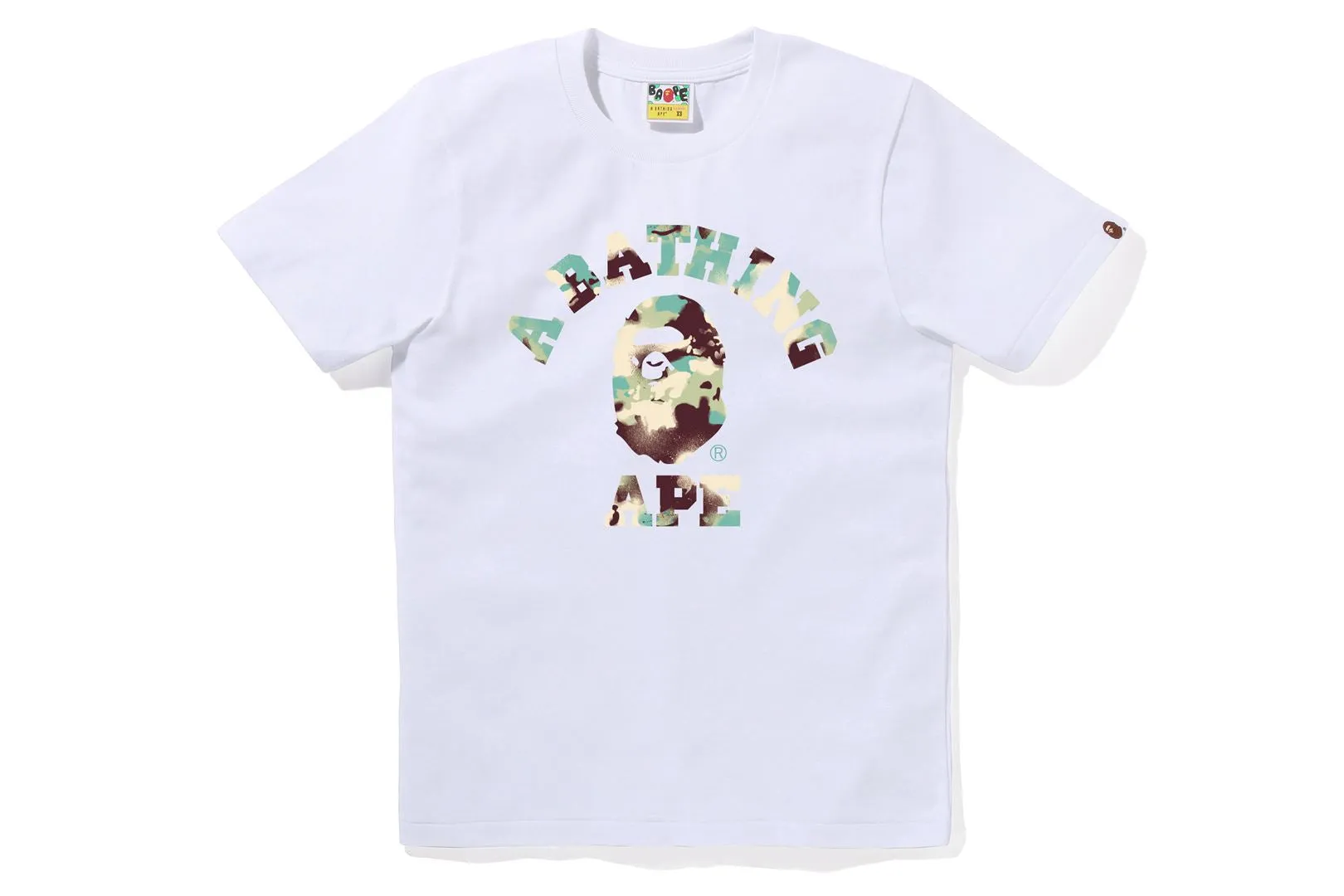 MAP CAMO COLLEGE TEE sold by Bape product image thumbnail 3