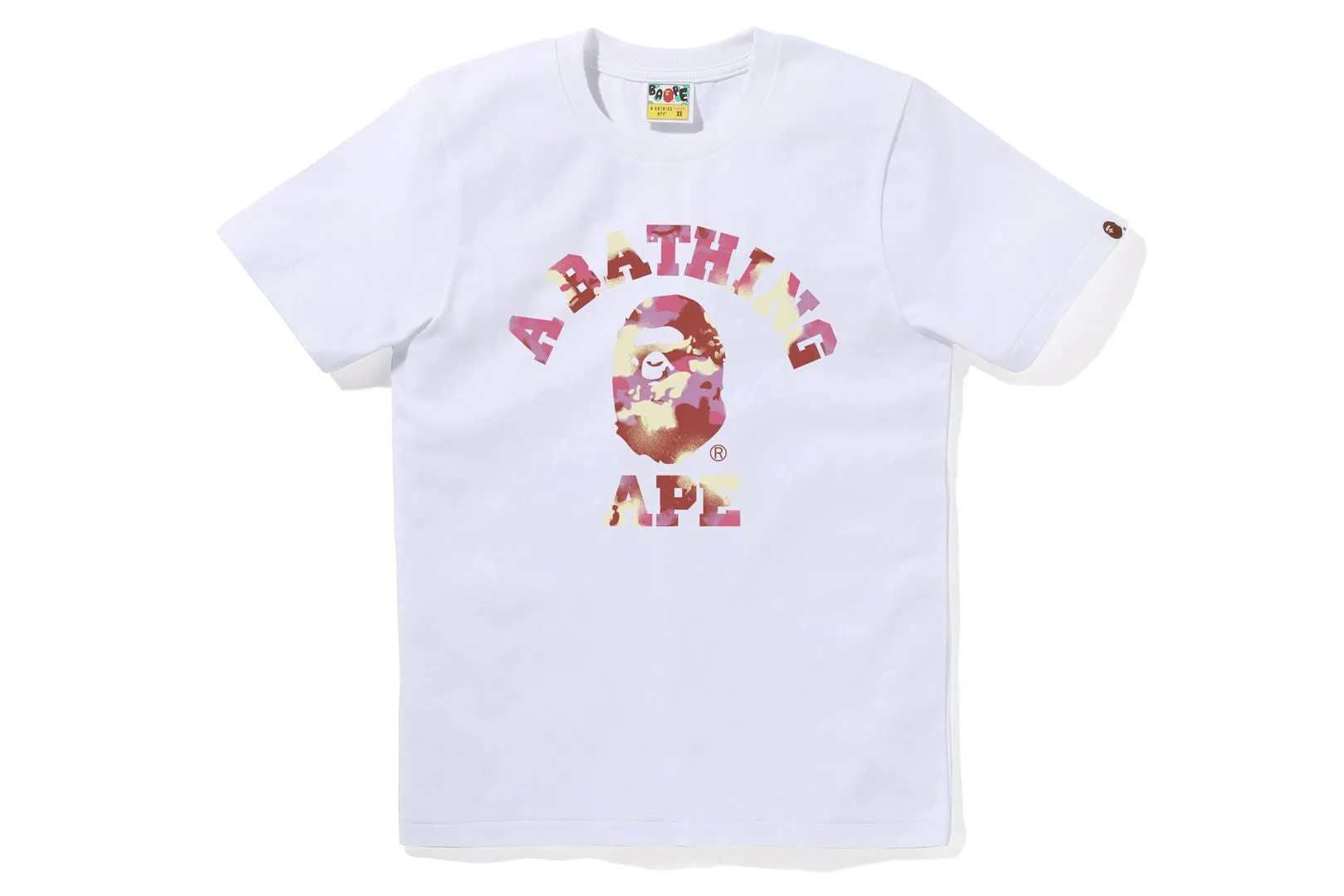 MAP CAMO COLLEGE TEE sold by Bape