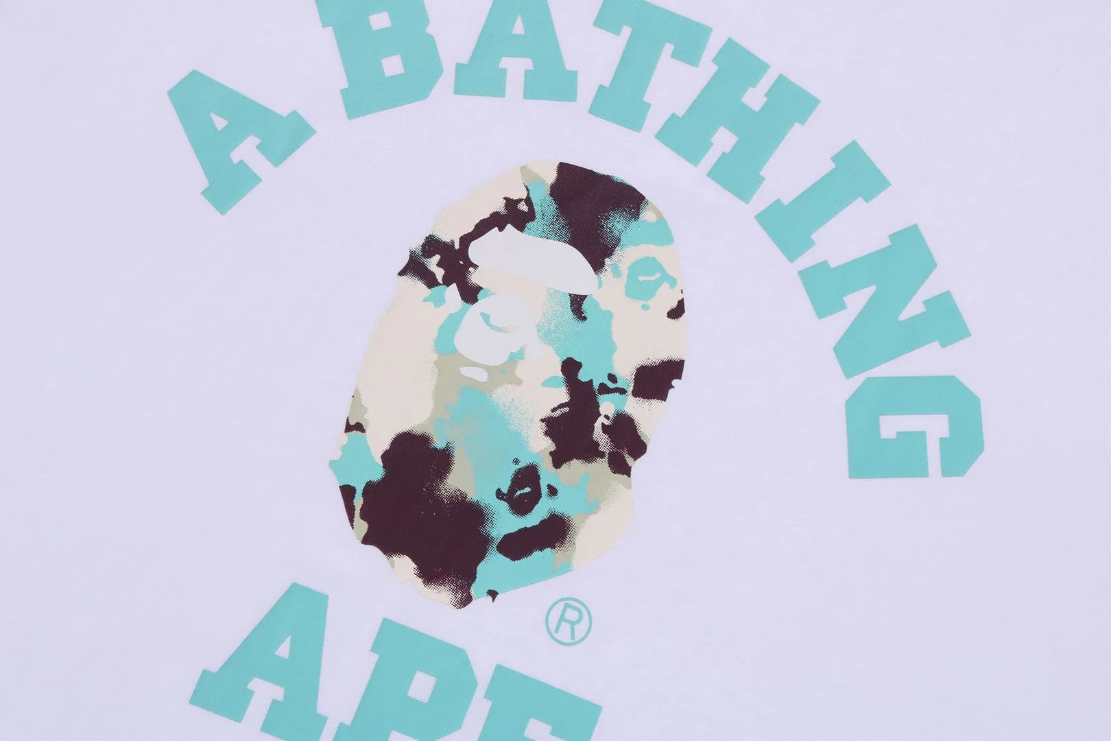 MAP CAMO COLLEGE RELAXED FIT TEE sold by Bape product image thumbnail 3