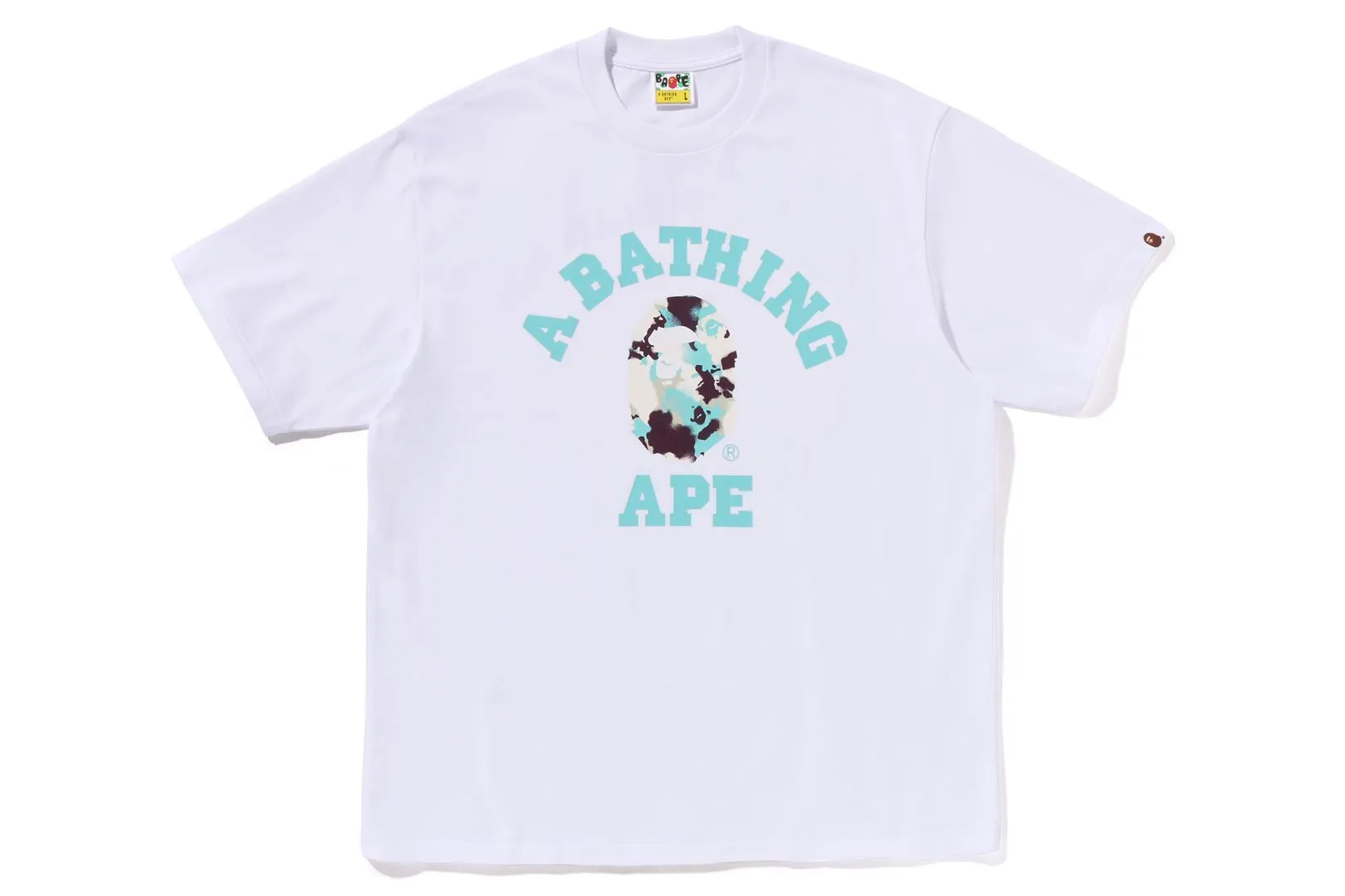 MAP CAMO COLLEGE RELAXED FIT TEE sold by Bape