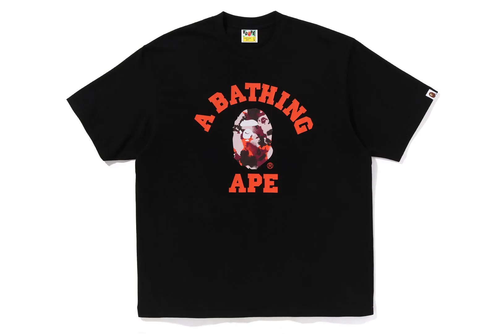 MAP CAMO COLLEGE RELAXED FIT TEE sold by Bape product image thumbnail 4