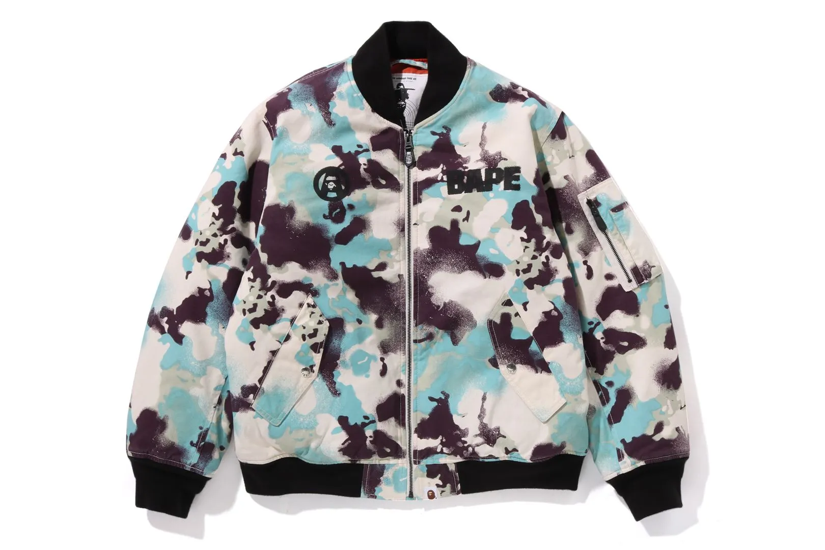 MAP CAMO BOMBER JACKET sold by Bape