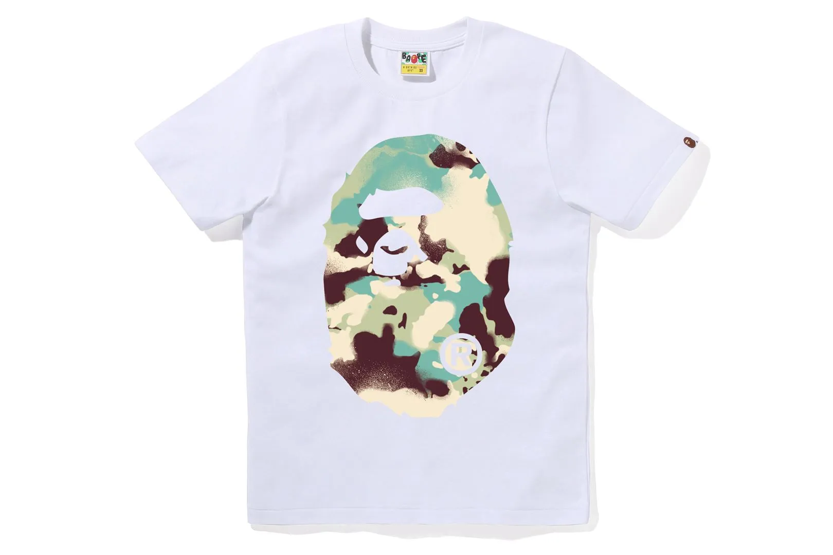 MAP CAMO BIG APE HEAD TEE sold by Bape product image thumbnail 3