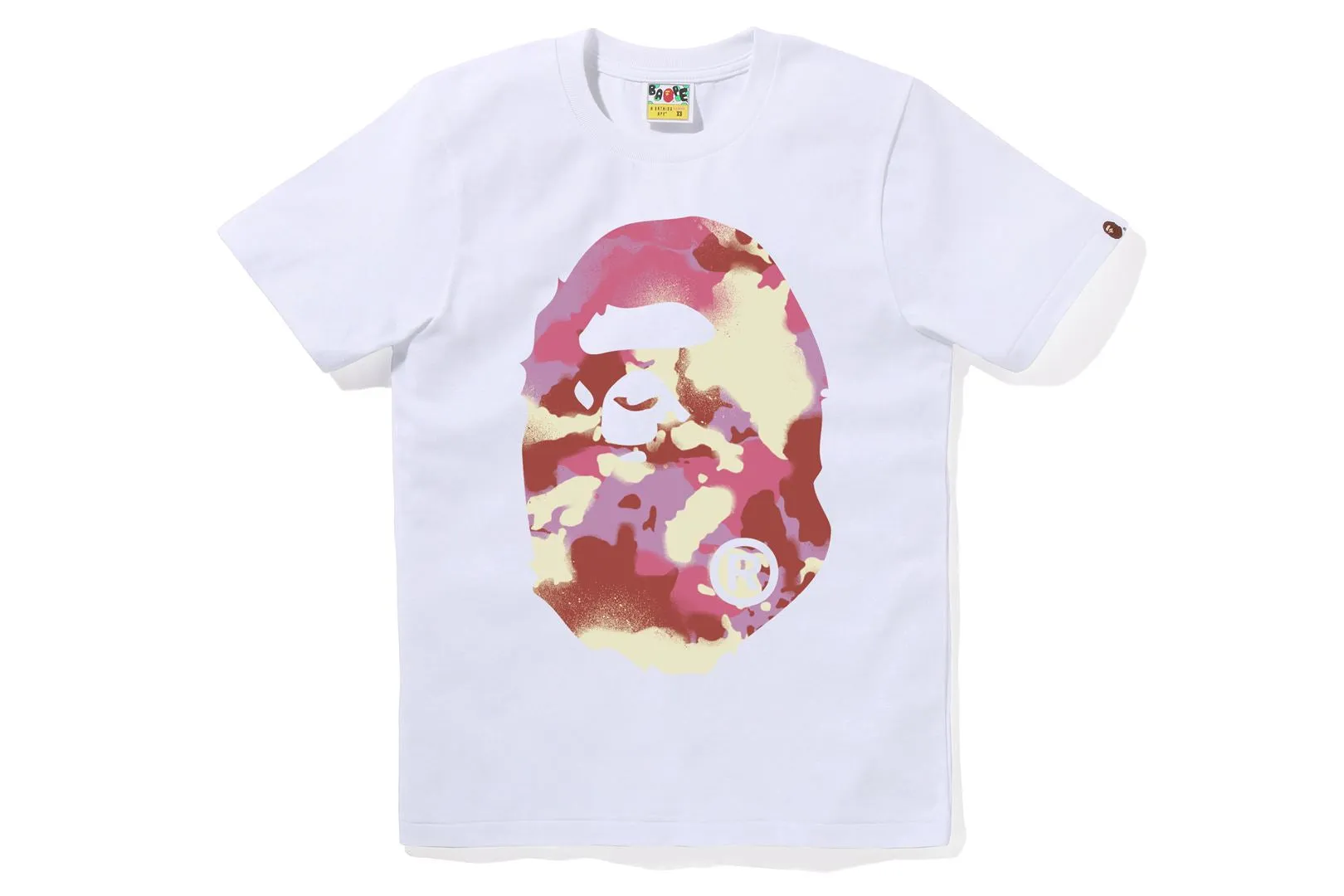 MAP CAMO BIG APE HEAD TEE sold by Bape