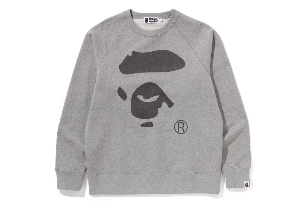 APE FACE CREWNECK SWEATSHIRT sold by Bape