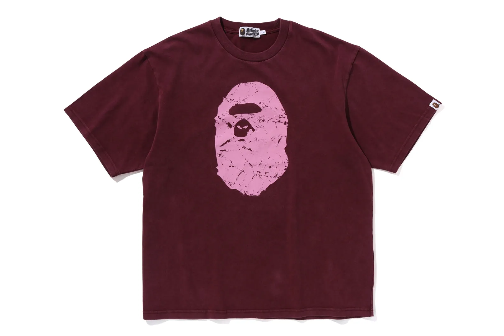 HEAVY WASHED APE HEAD RELAXED FIT TEE sold by Bape product image thumbnail 5